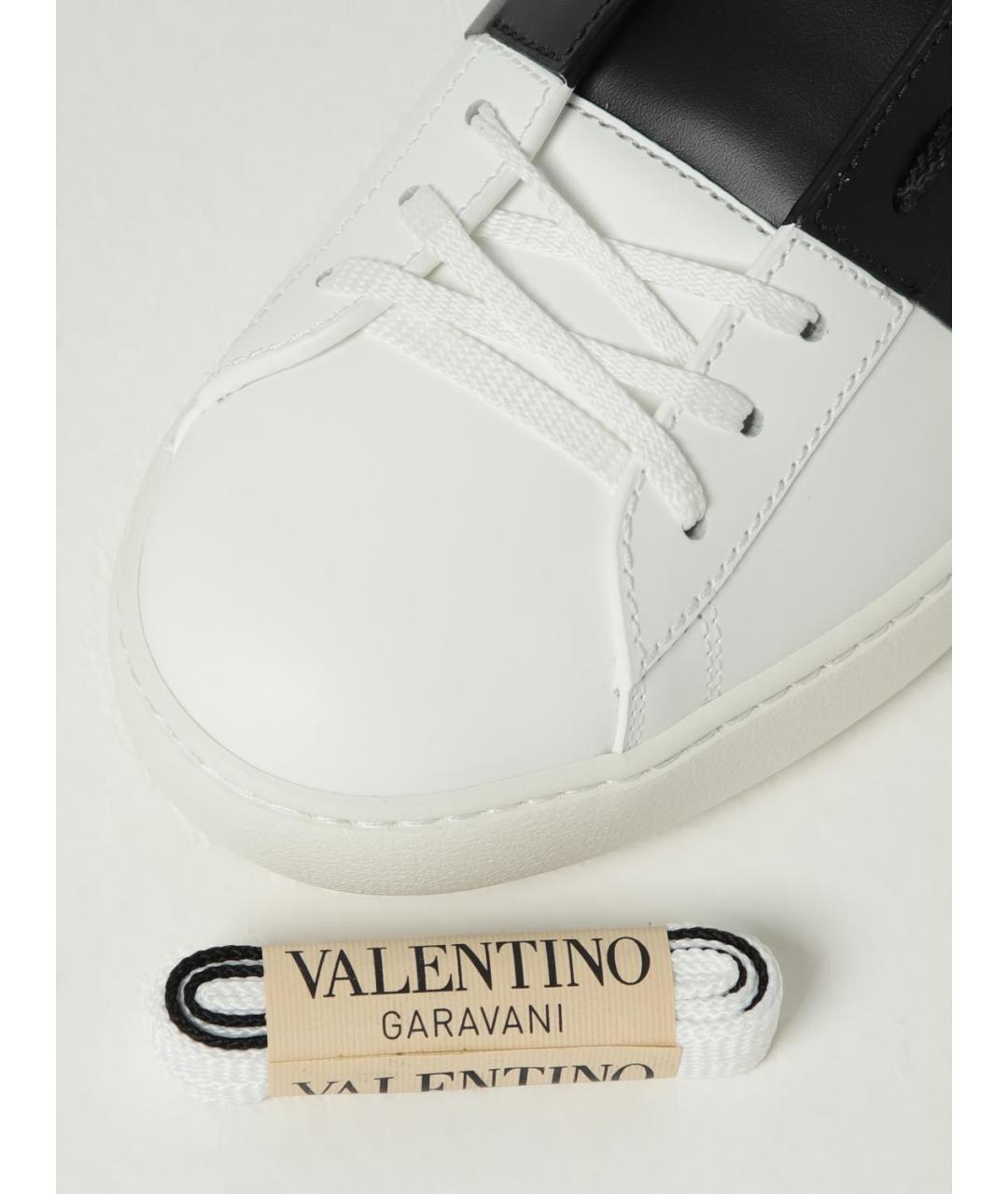 VALENTINO Белые кожаные кеды, фото 4