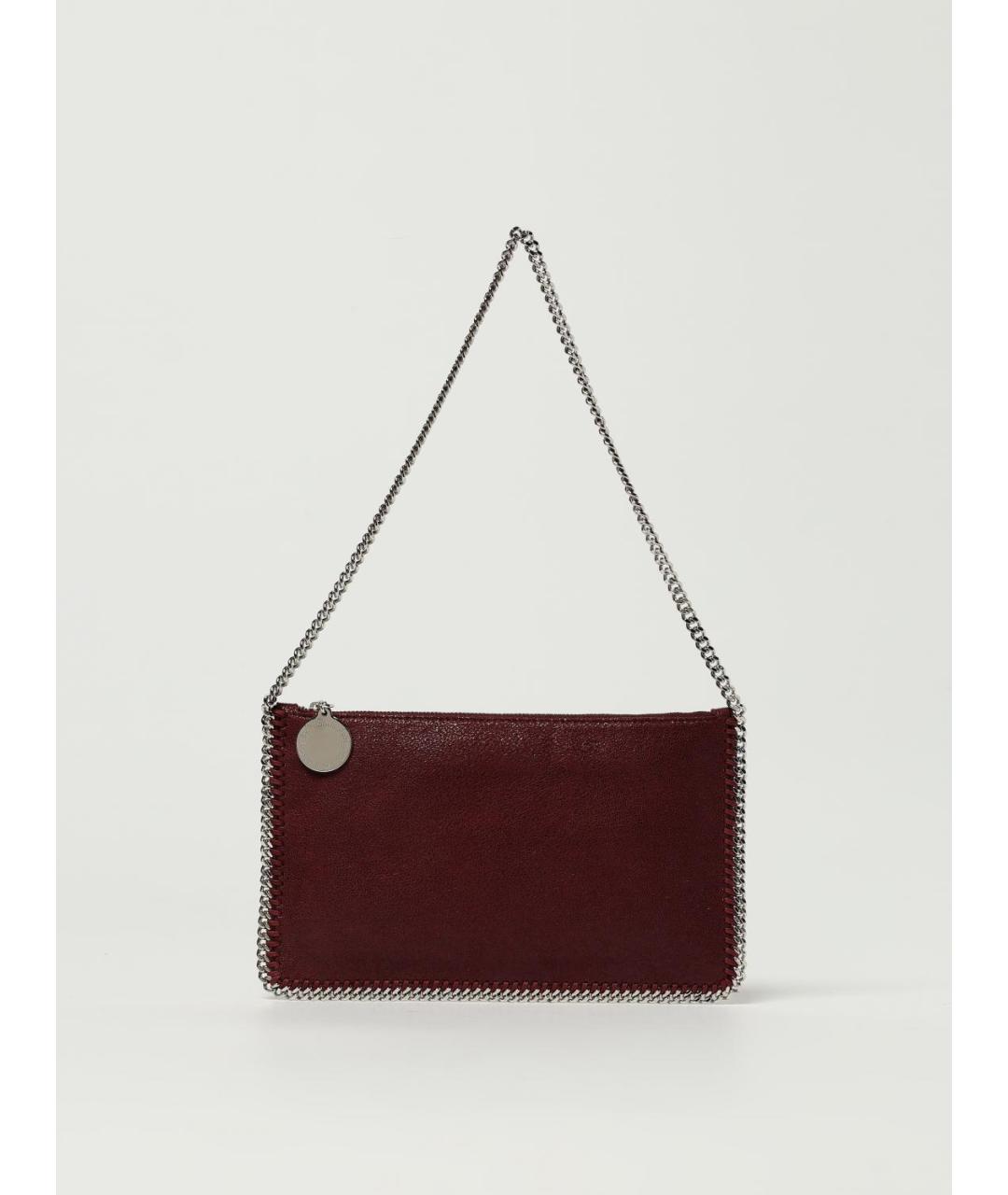 STELLA MCCARTNEY Бордовая сумка через плечо из искусственной кожи, фото 6