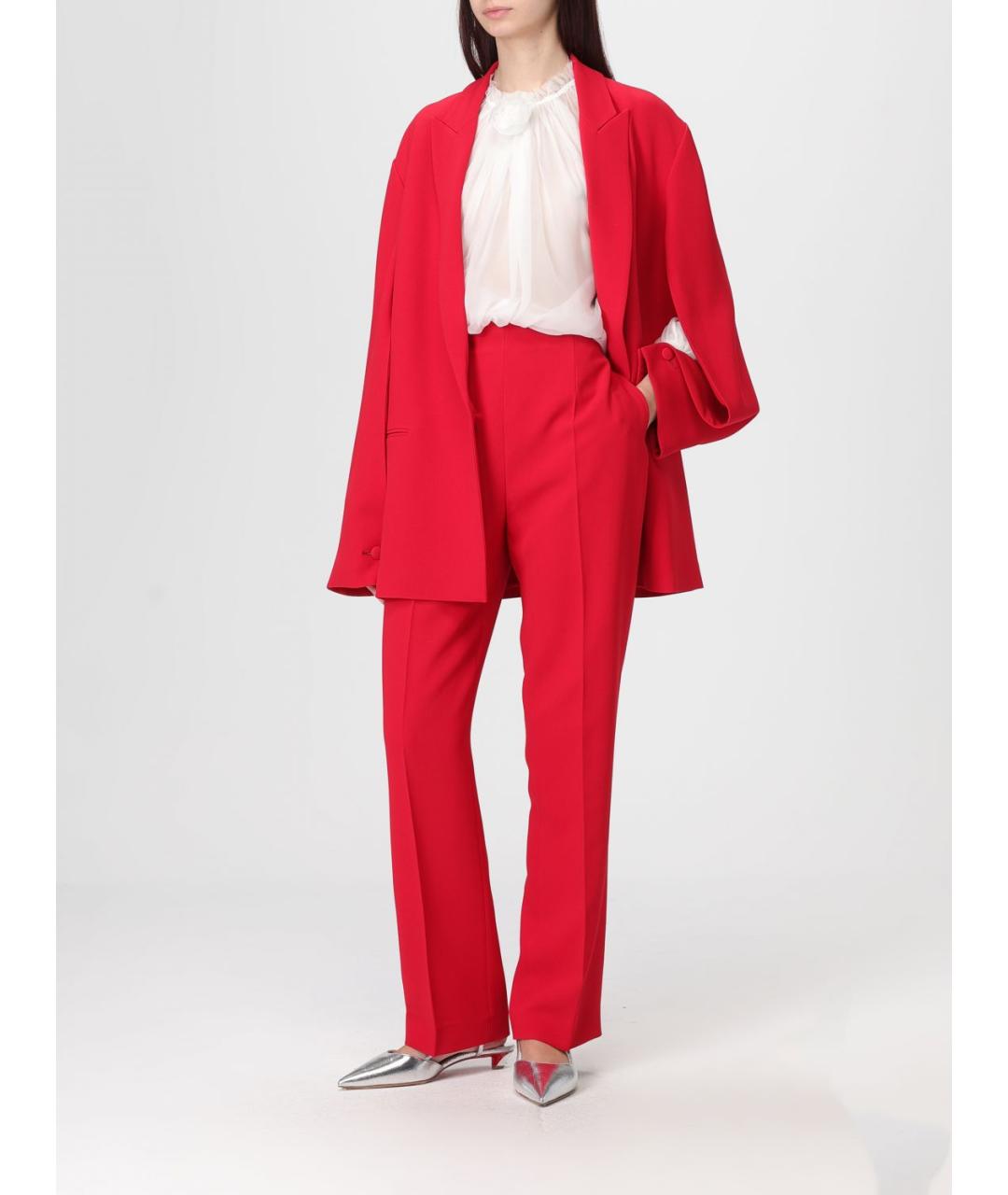 ALBERTA FERRETTI Белая шелковая блузы, фото 2