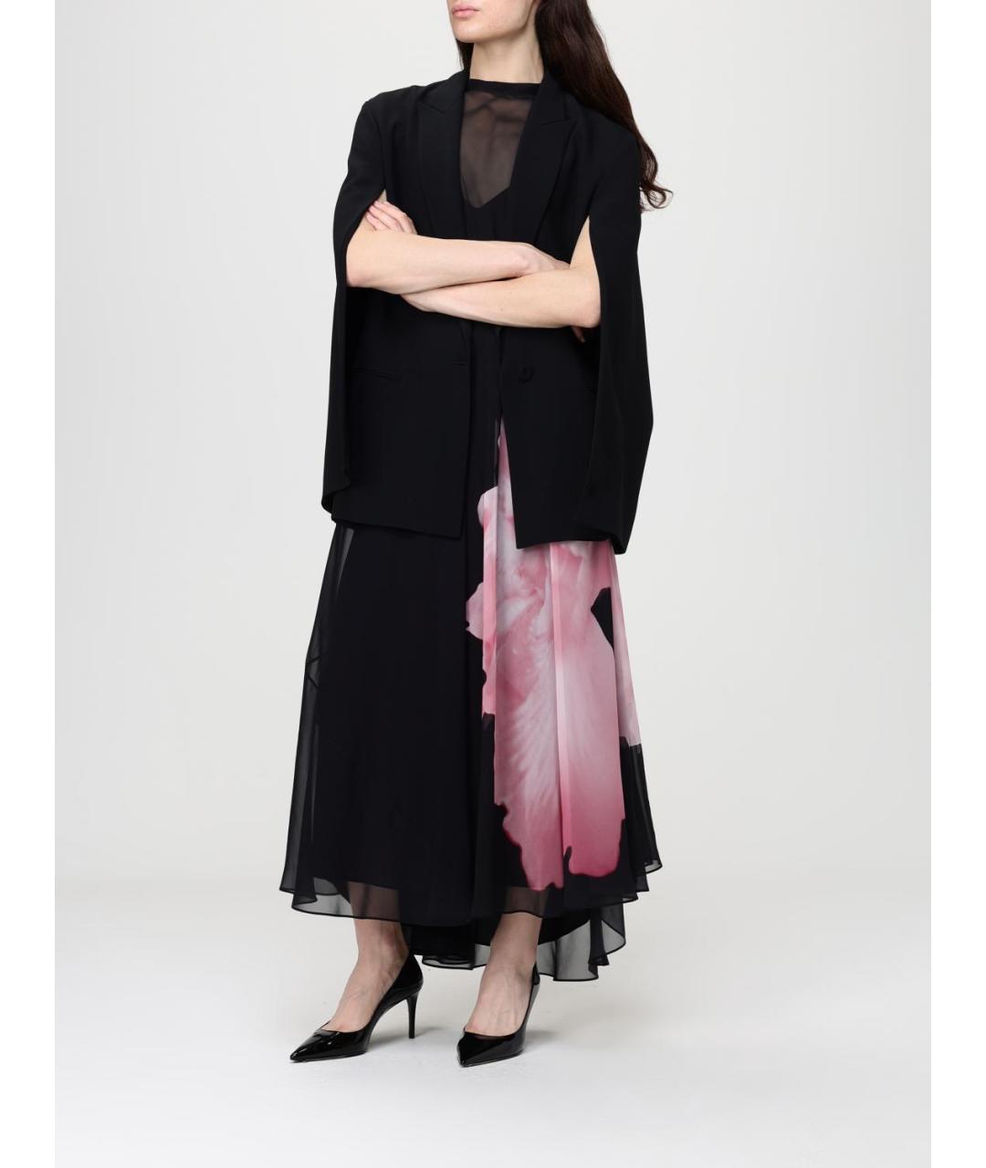 ALBERTA FERRETTI Черный вискозный жакет/пиджак, фото 3