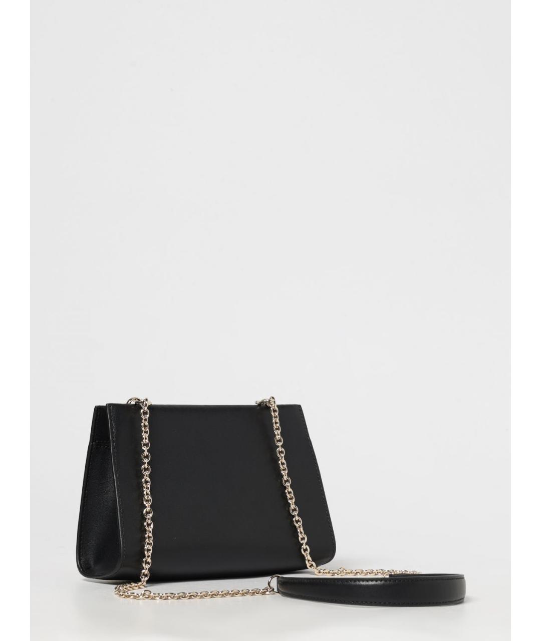 FURLA Черная кожаная сумка через плечо, фото 2