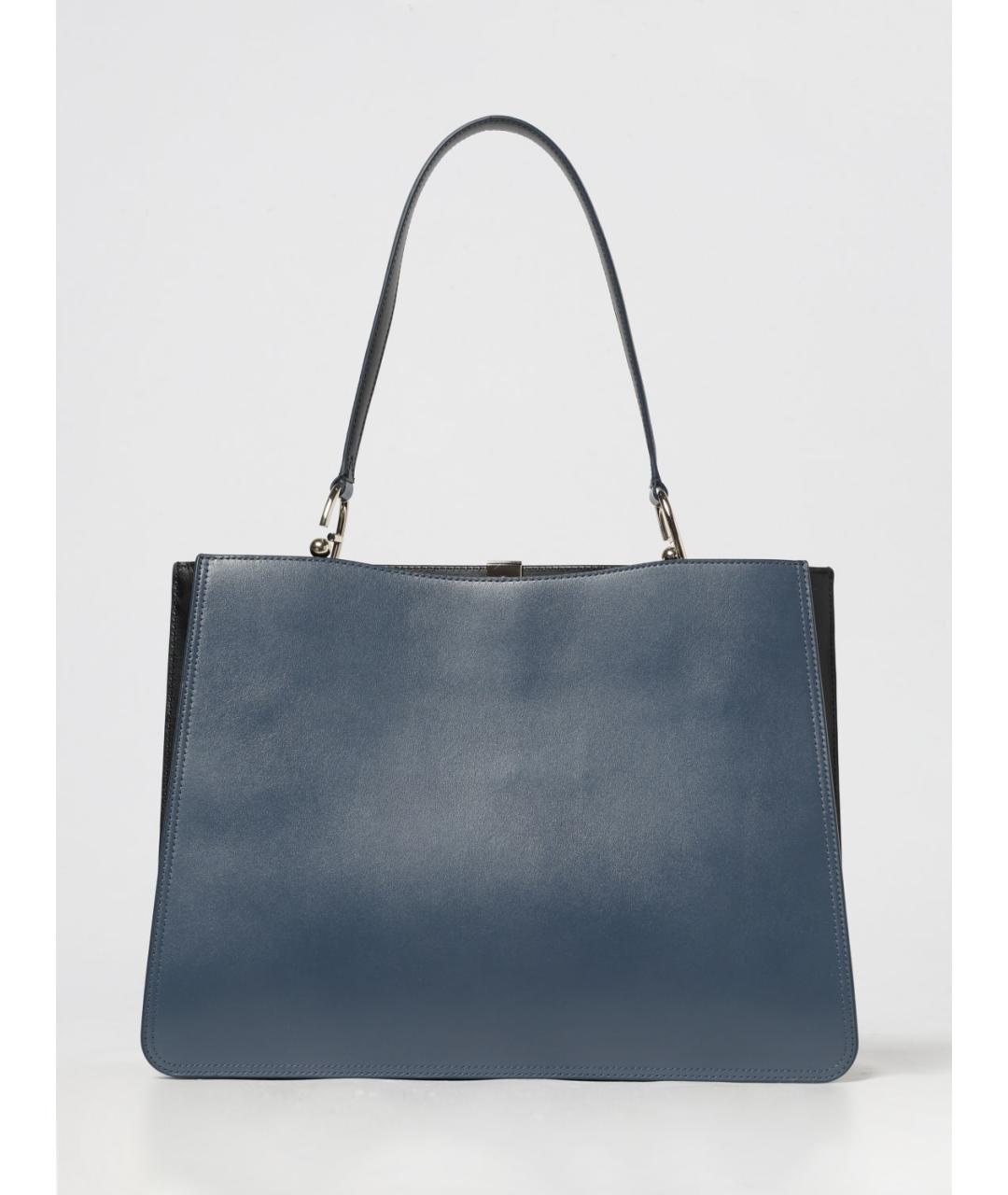 FURLA Серая кожаная сумка через плечо, фото 4