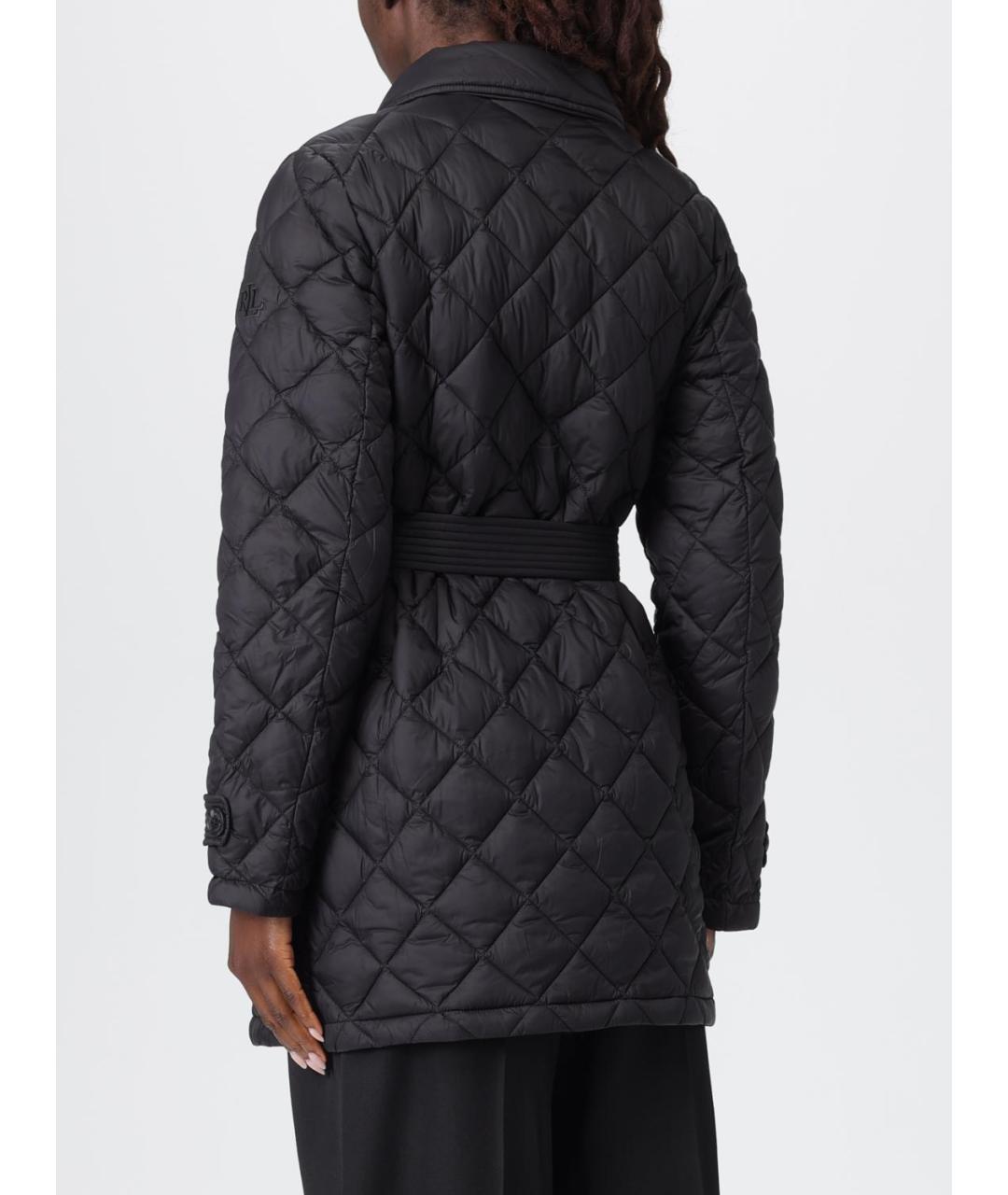 RALPH LAUREN Черная полиамидовая куртка, фото 3
