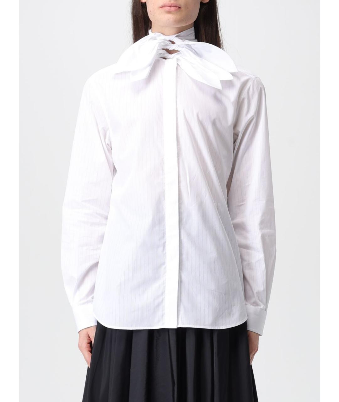 MOSCHINO Белая хлопковая рубашка, фото 6