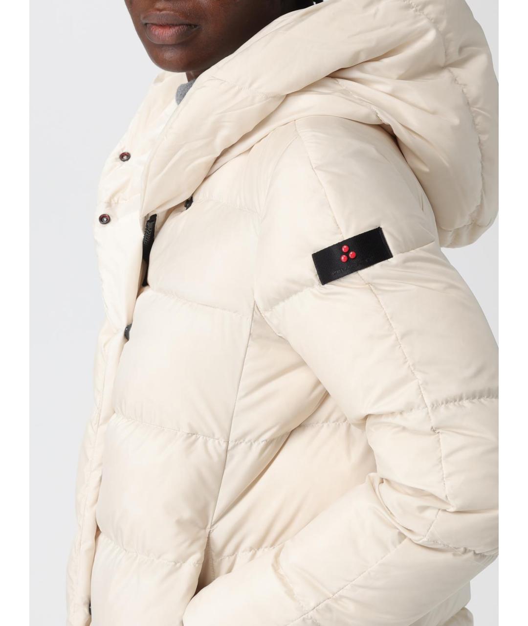 PEUTEREY Серый полиэстеровый пуховик, фото 5