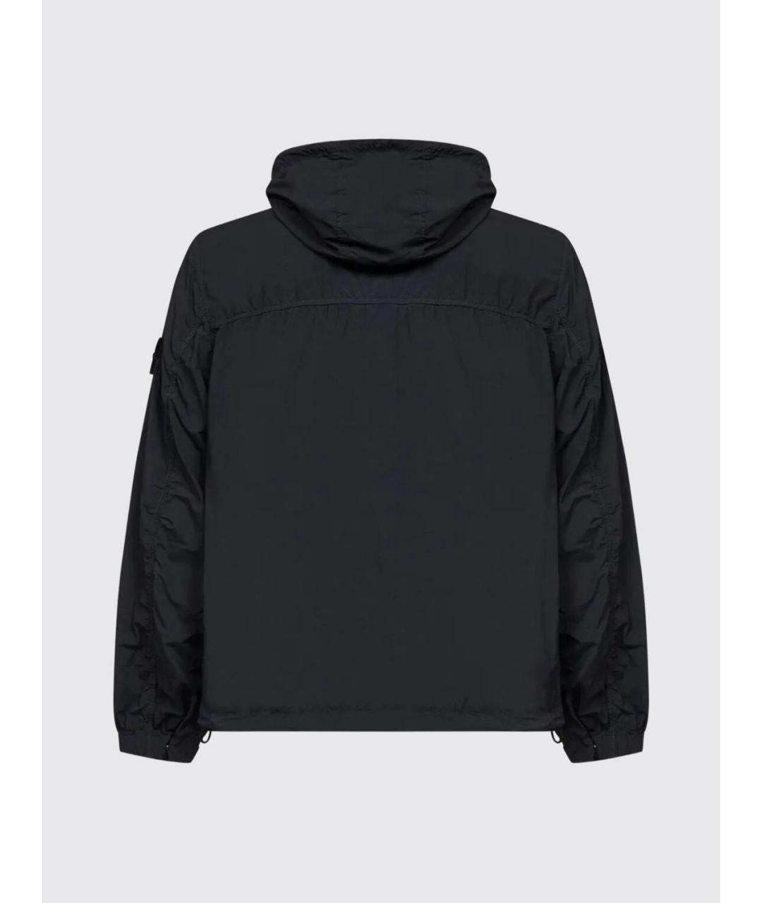 STONE ISLAND Черная полиамидовая куртка, фото 2