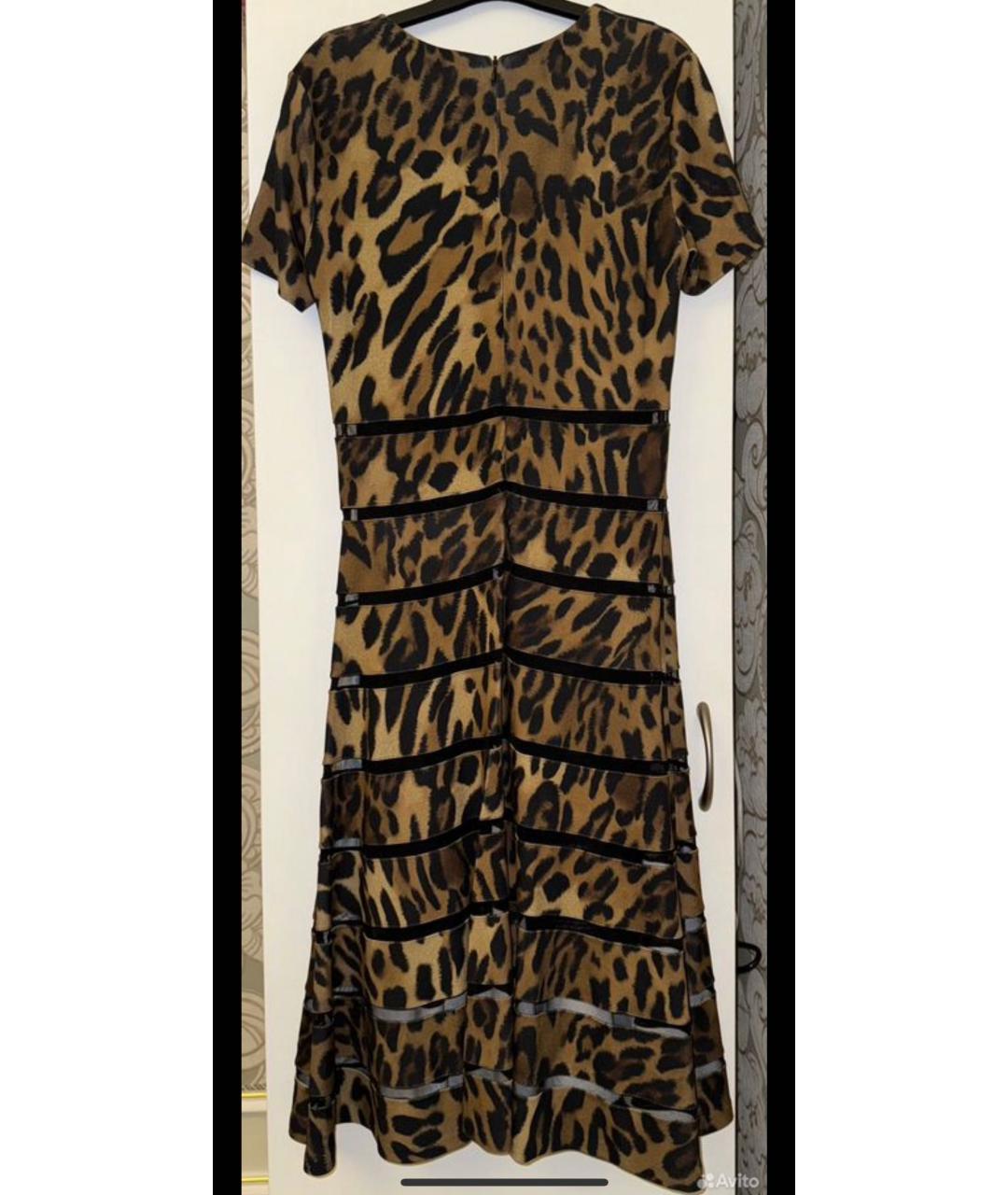 ESCADA Черное вискозное повседневное платье, фото 2