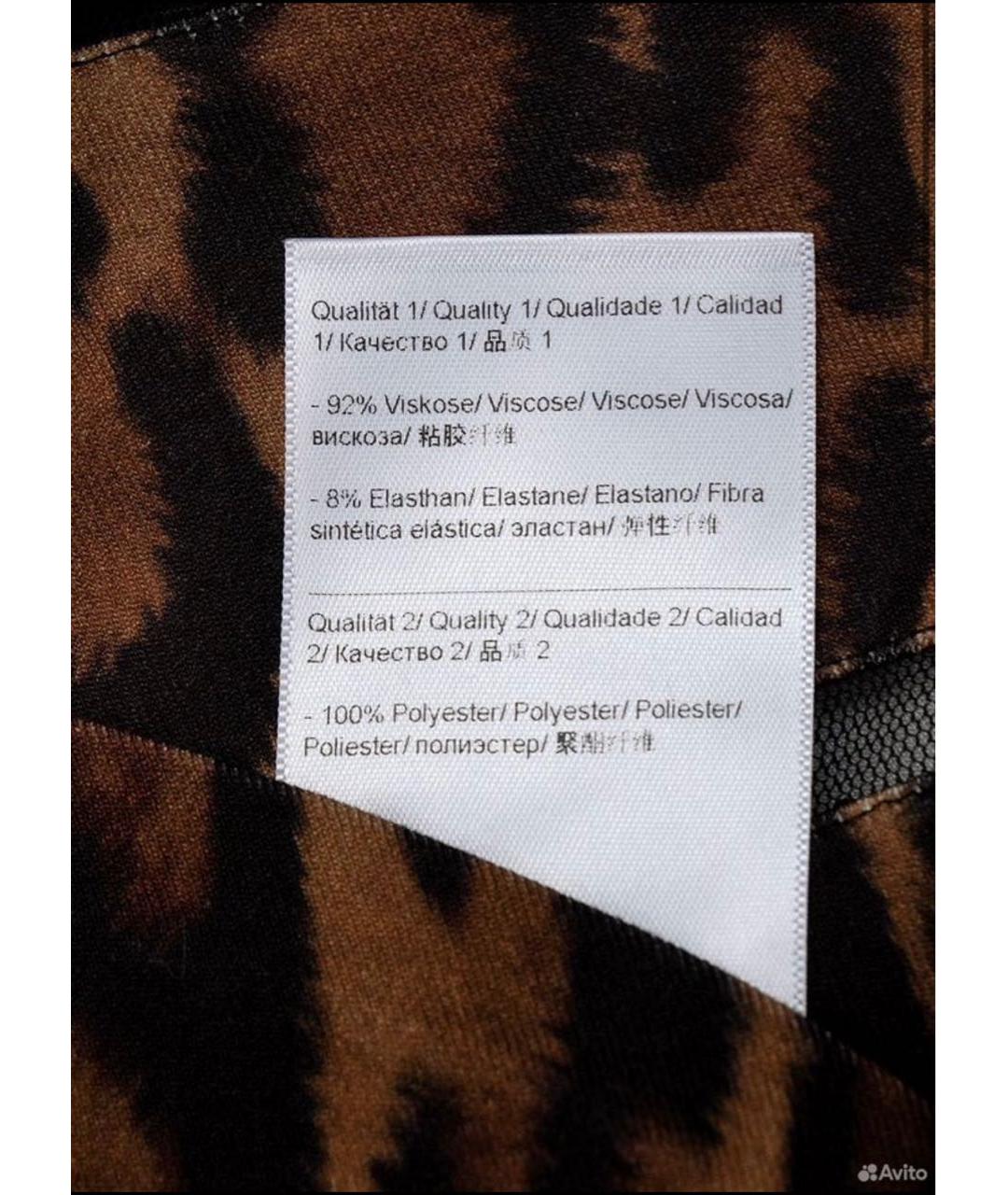 ESCADA Черное вискозное повседневное платье, фото 5