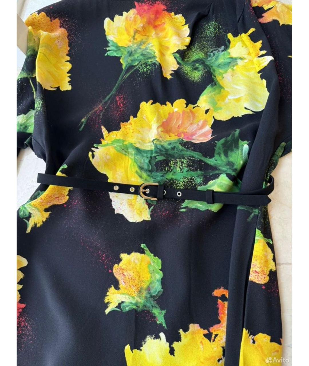 ESCADA Мульти вискозное повседневное платье, фото 3