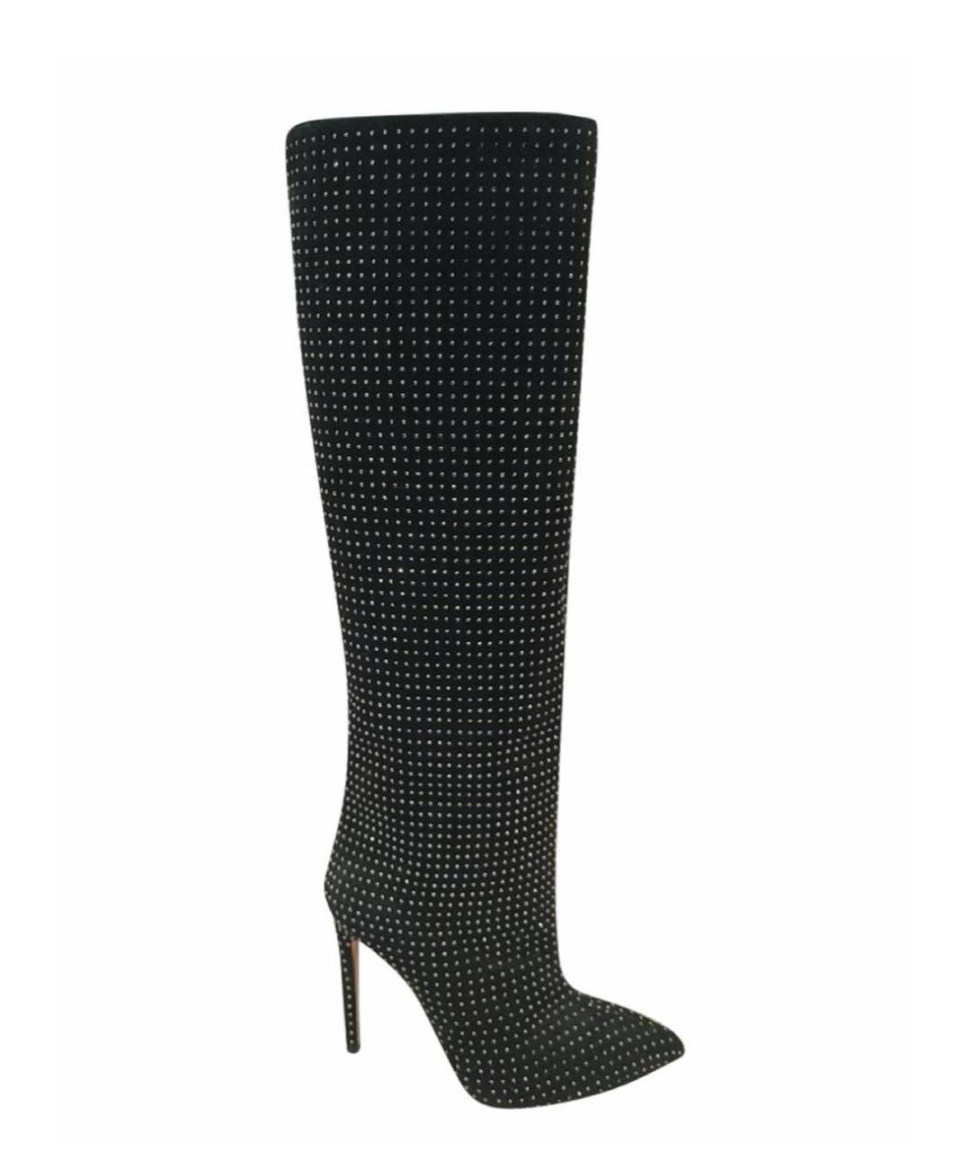 PARIS TEXAS Черные замшевые сапоги, фото 6