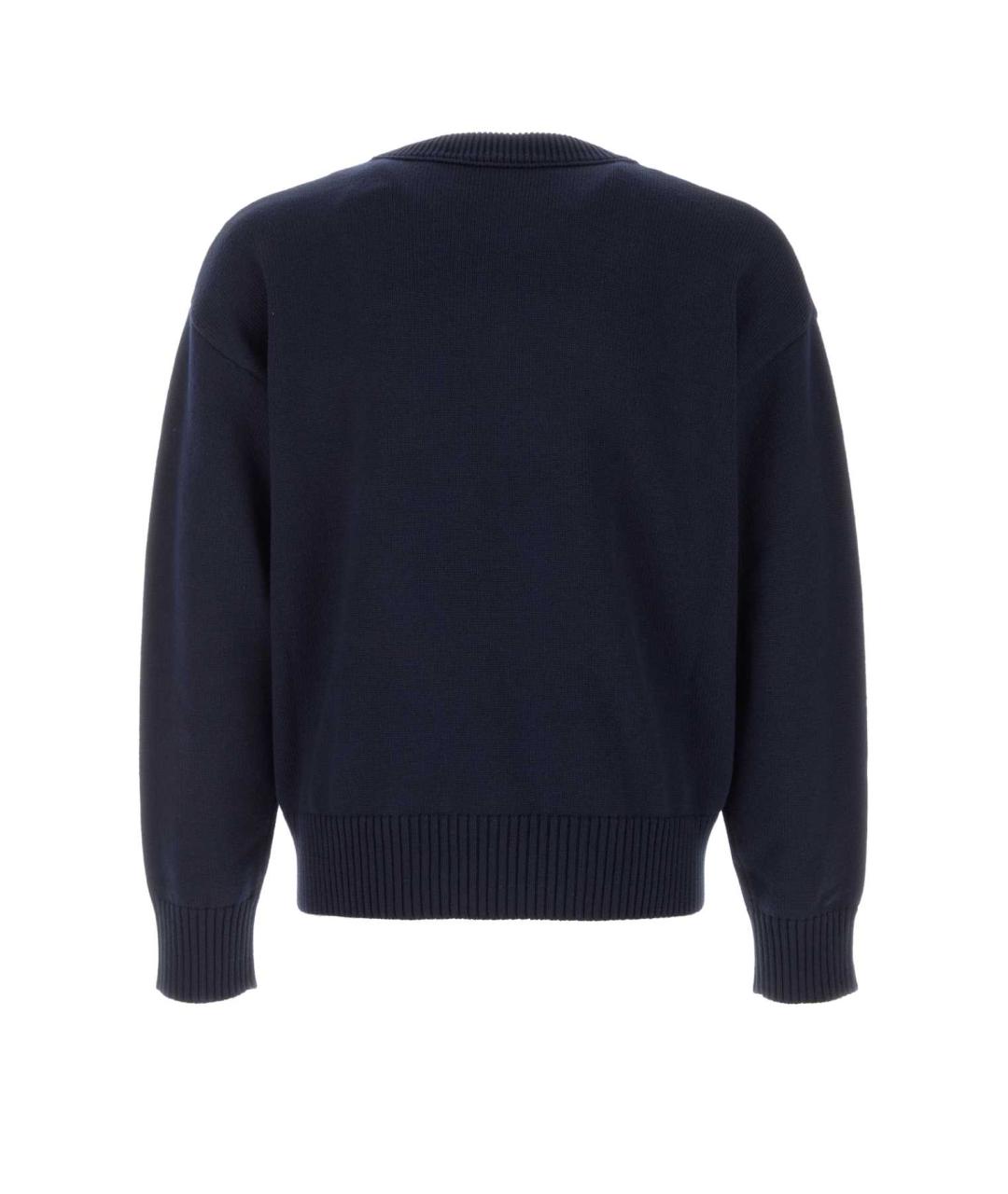 Ami Paris Синий шерстяной джемпер / свитер, фото 2