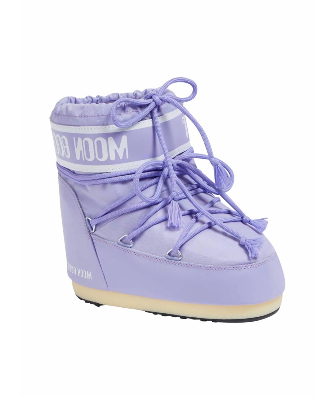 MOON BOOT Фиолетовые ботинки, фото 1