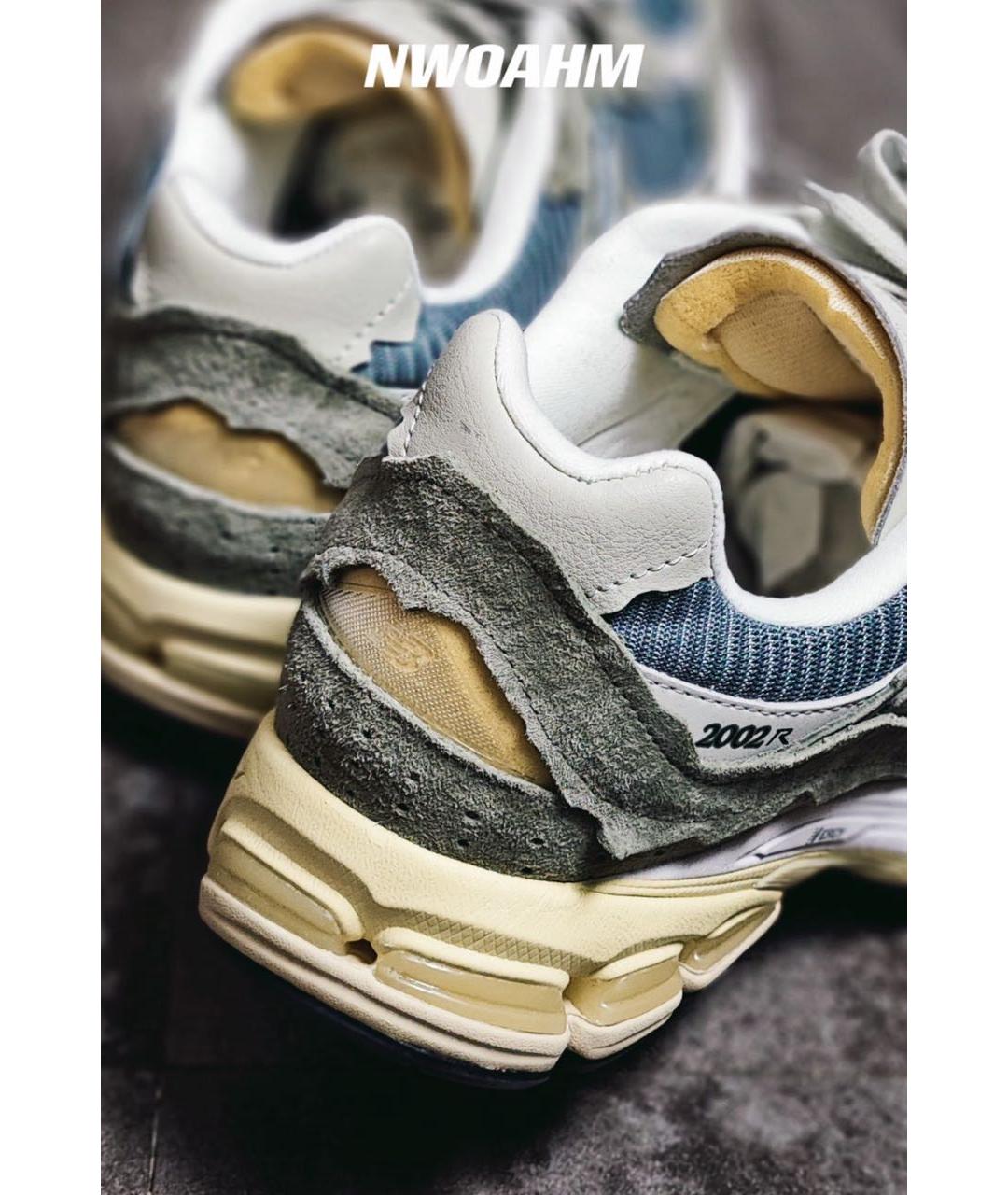 NEW BALANCE Хаки замшевые кроссовки, фото 4