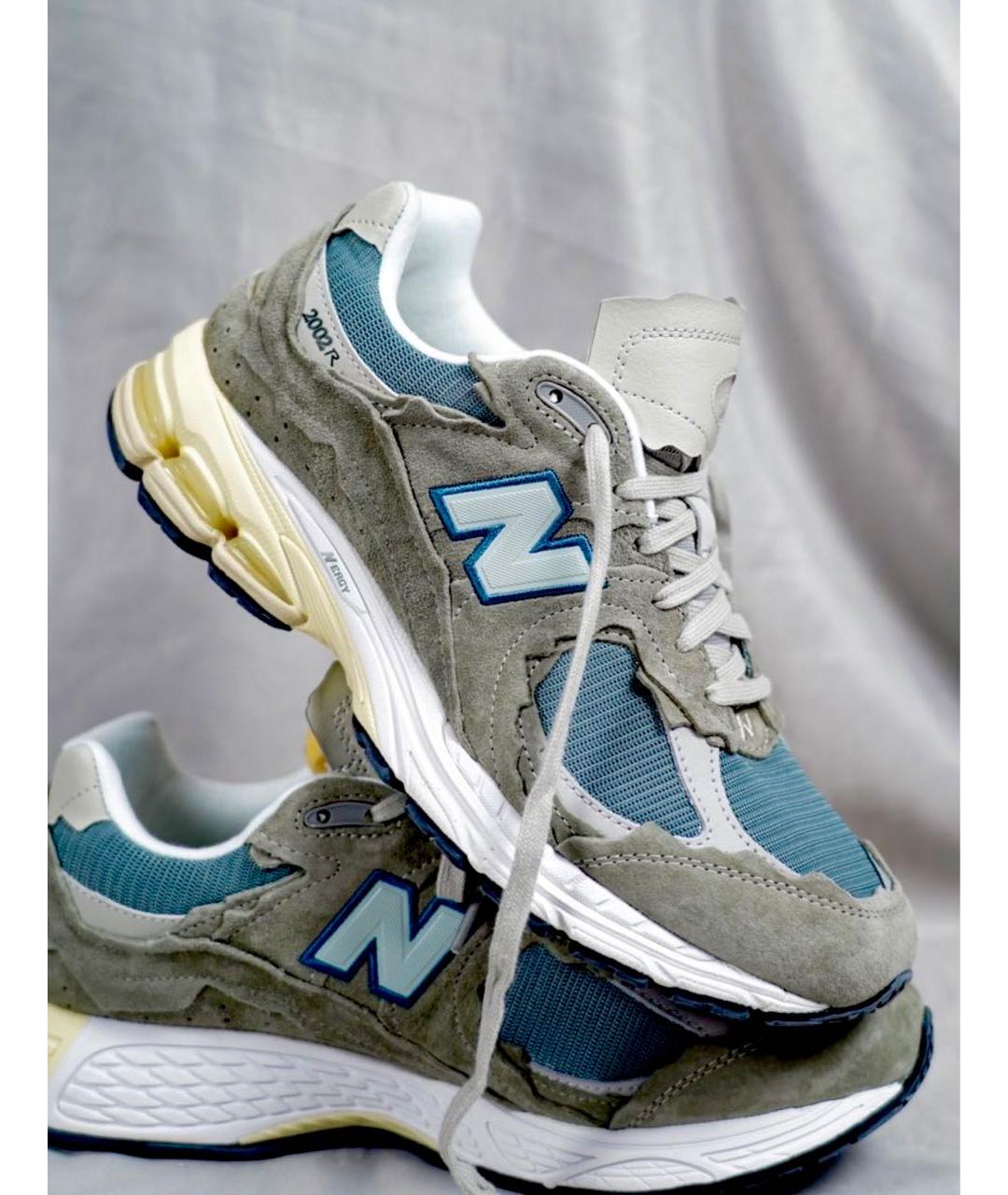 NEW BALANCE Хаки замшевые кроссовки, фото 6