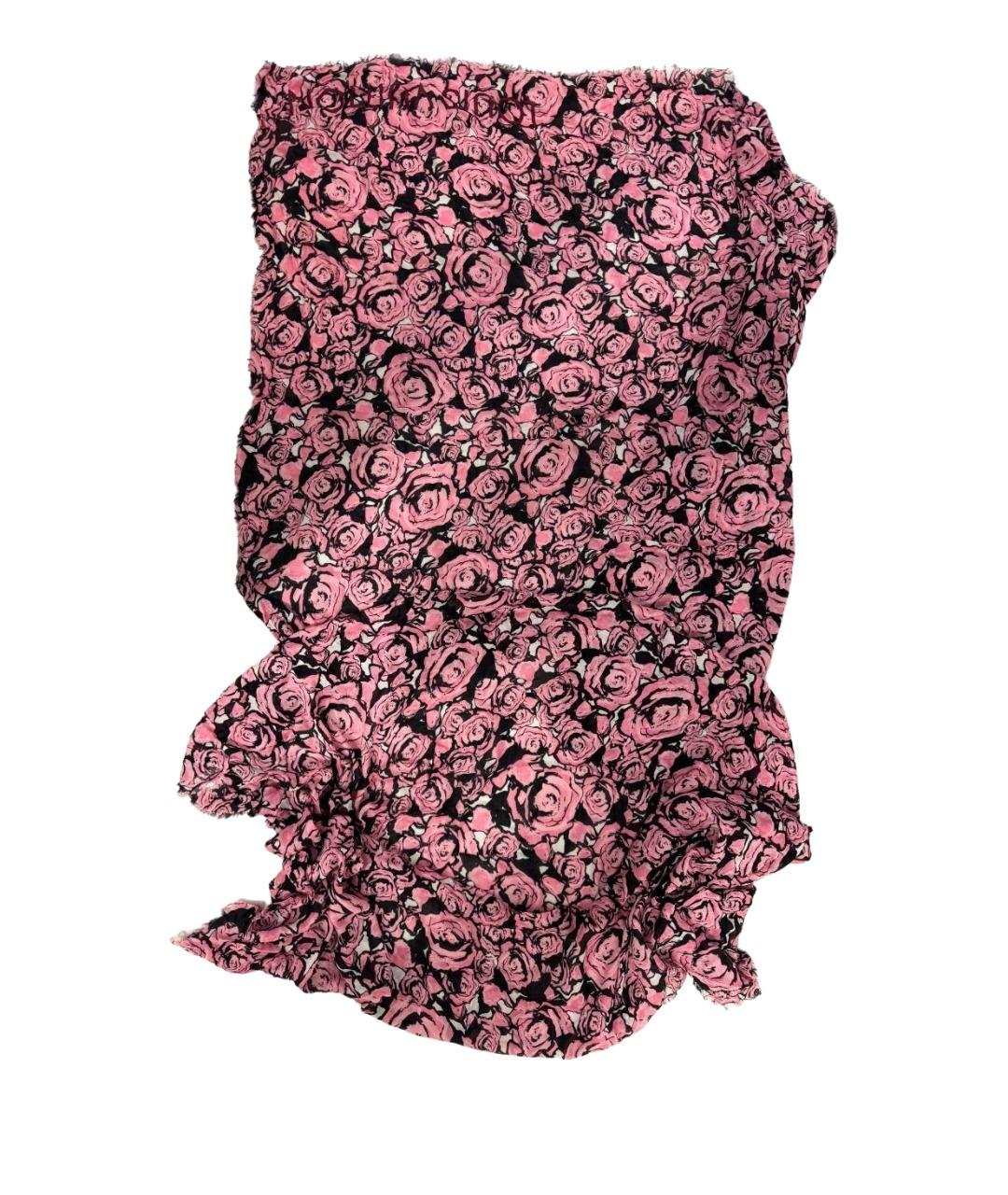 LOUIS VUITTON Розовый платок, фото 6