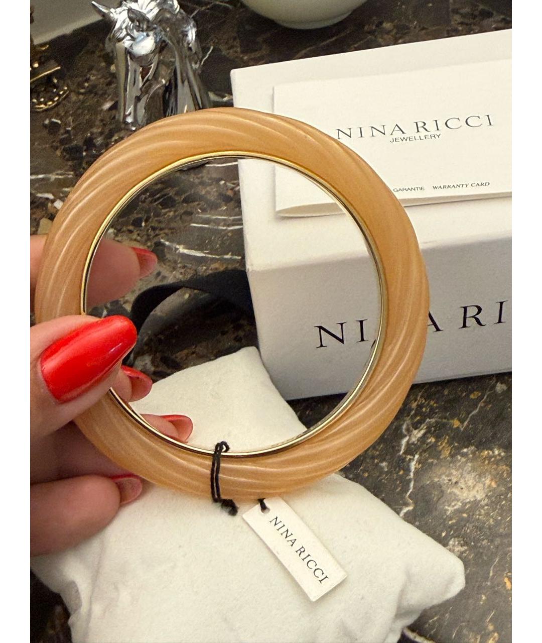 NINA RICCI Бежевый браслет, фото 3