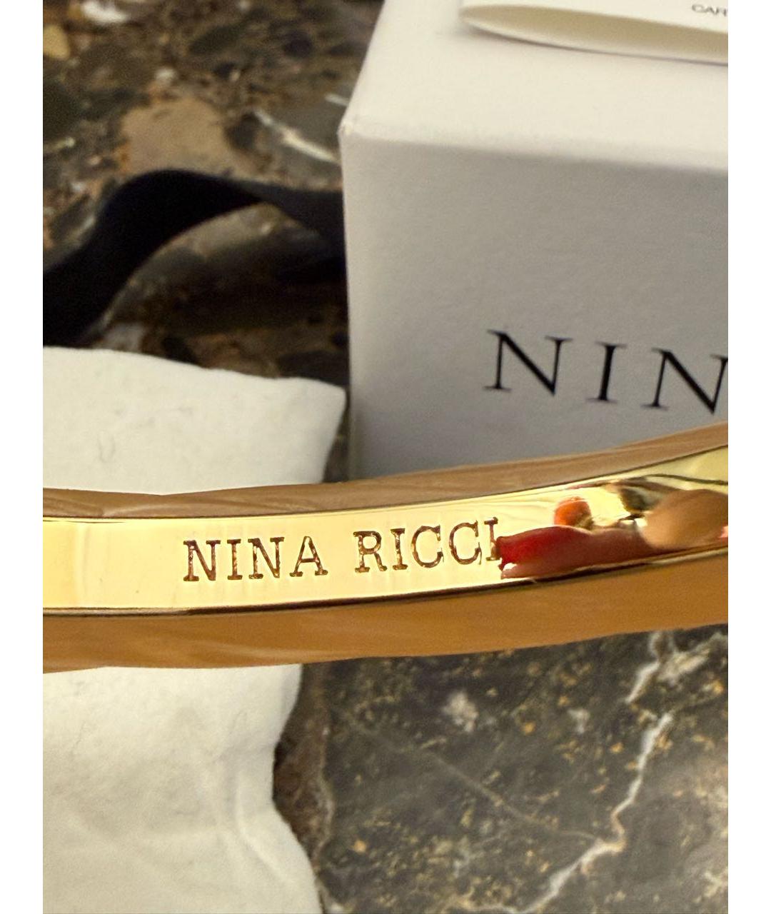 NINA RICCI Бежевый браслет, фото 4