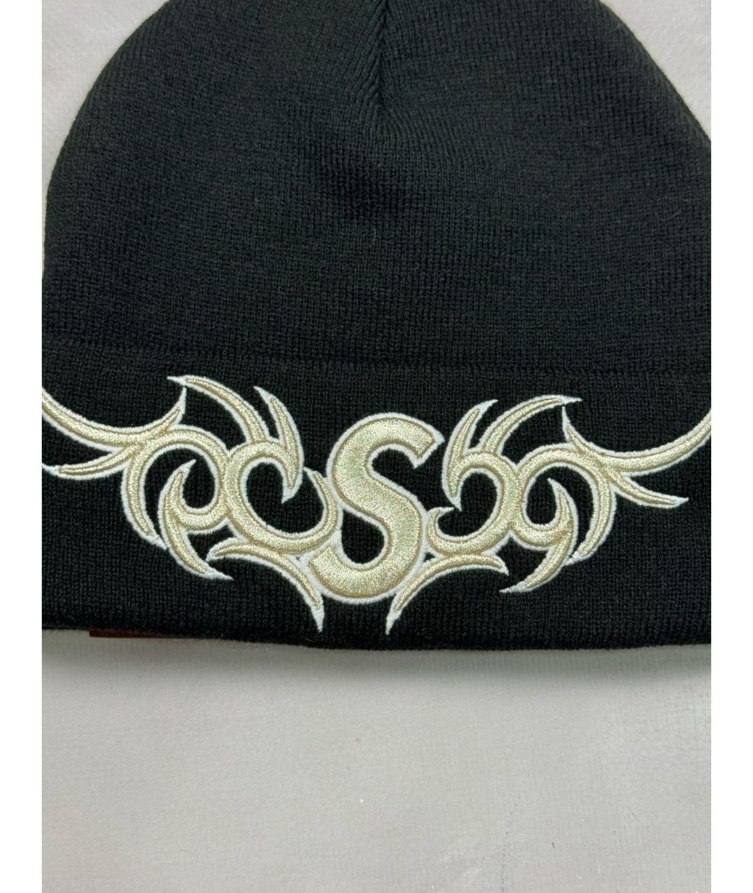 SUPREME Черная шапка, фото 2