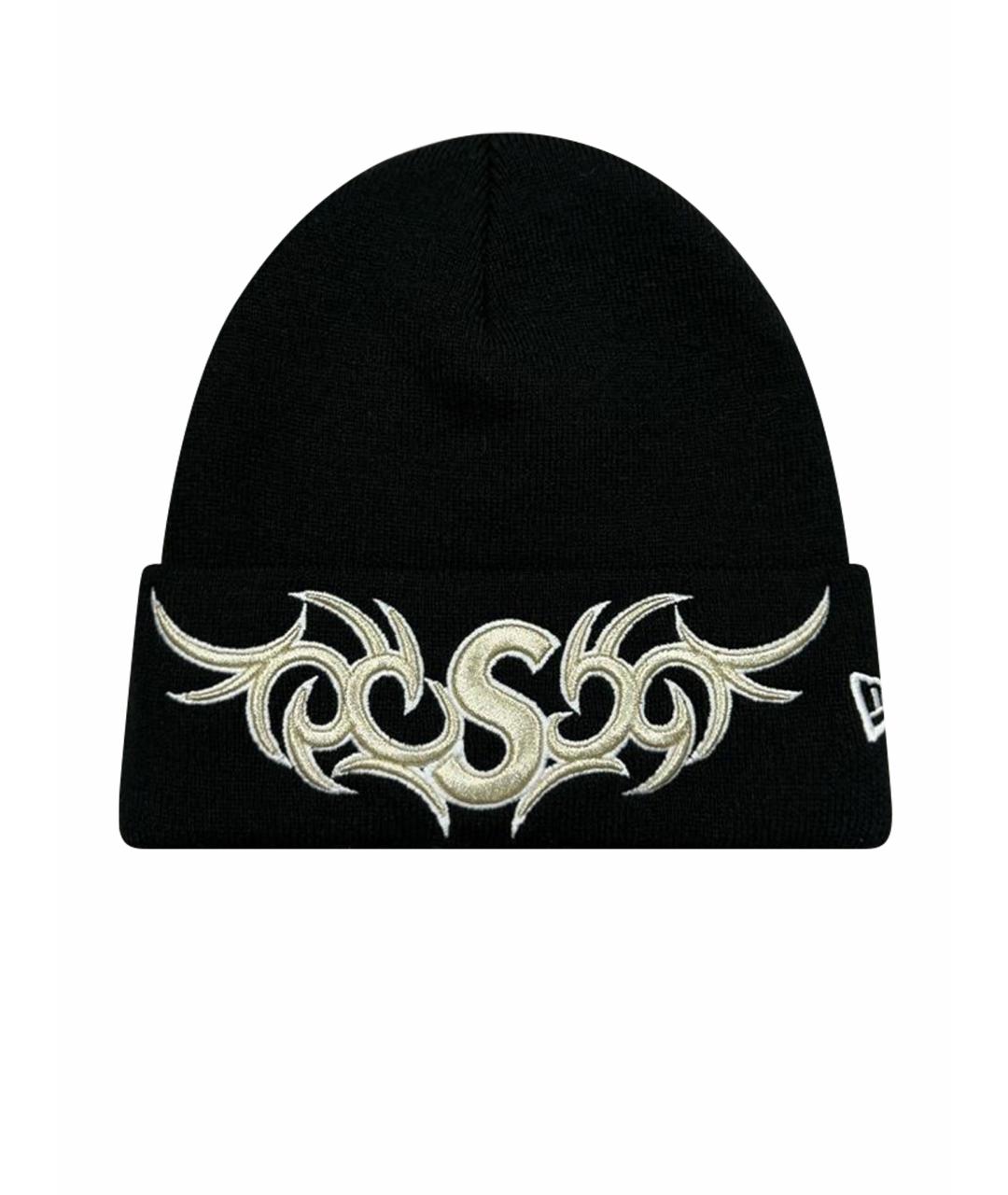 SUPREME Черная шапка, фото 1