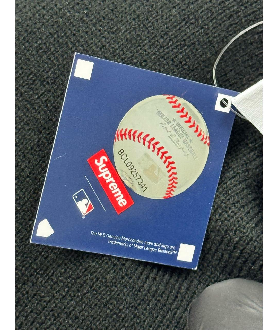 SUPREME Черная шапка, фото 8