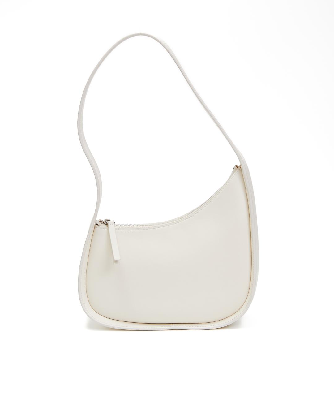 THE ROW Белая кожаная сумка с короткими ручками, фото 3