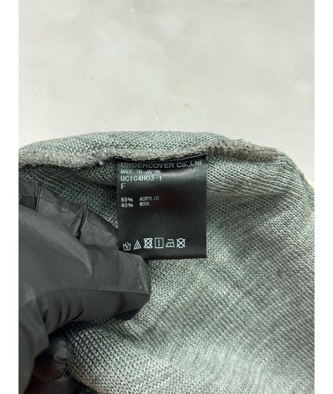UNDERCOVER Серая шапка, фото 6