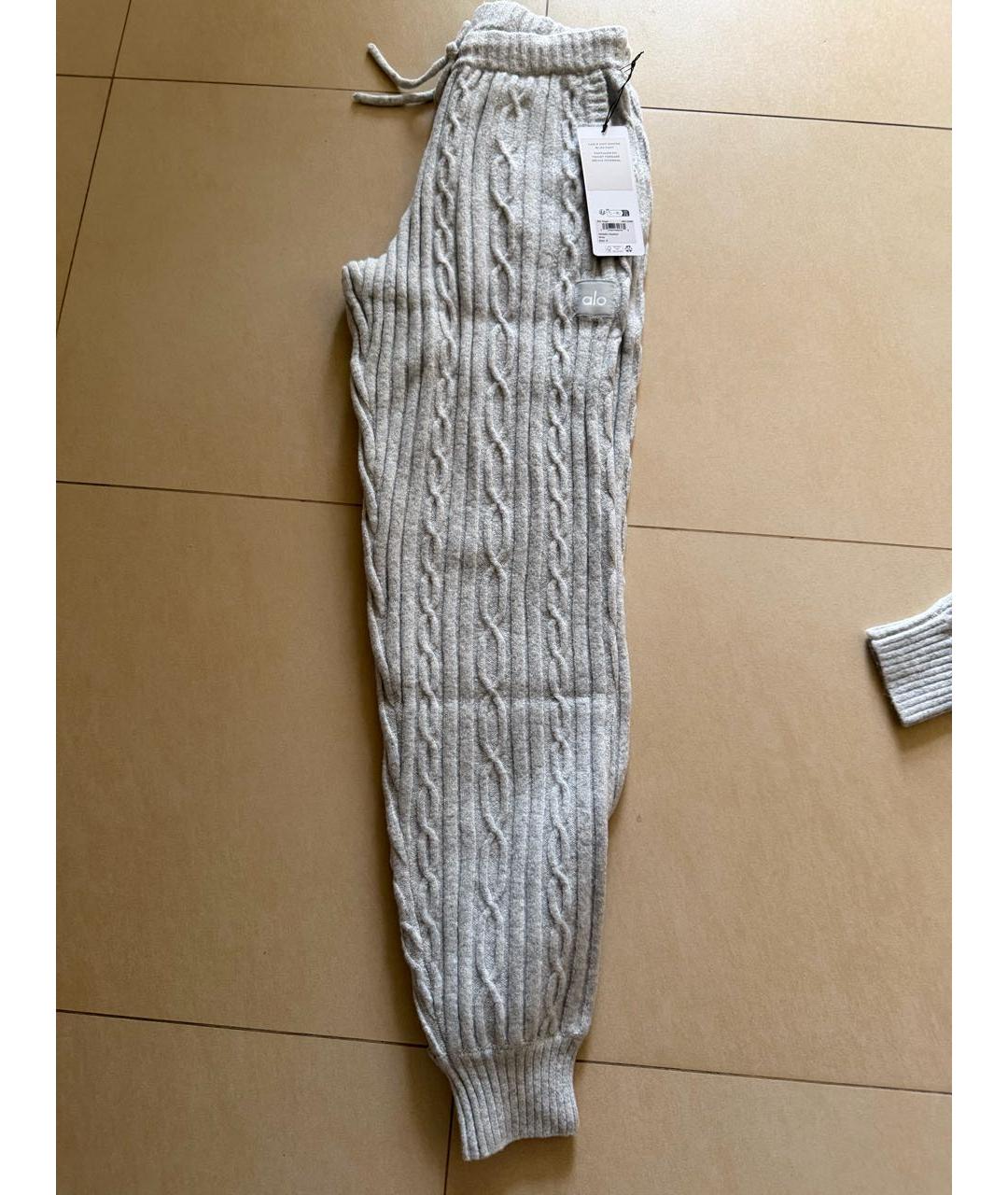 ALO YOGA Белый полиэстеровый костюм с брюками, фото 3