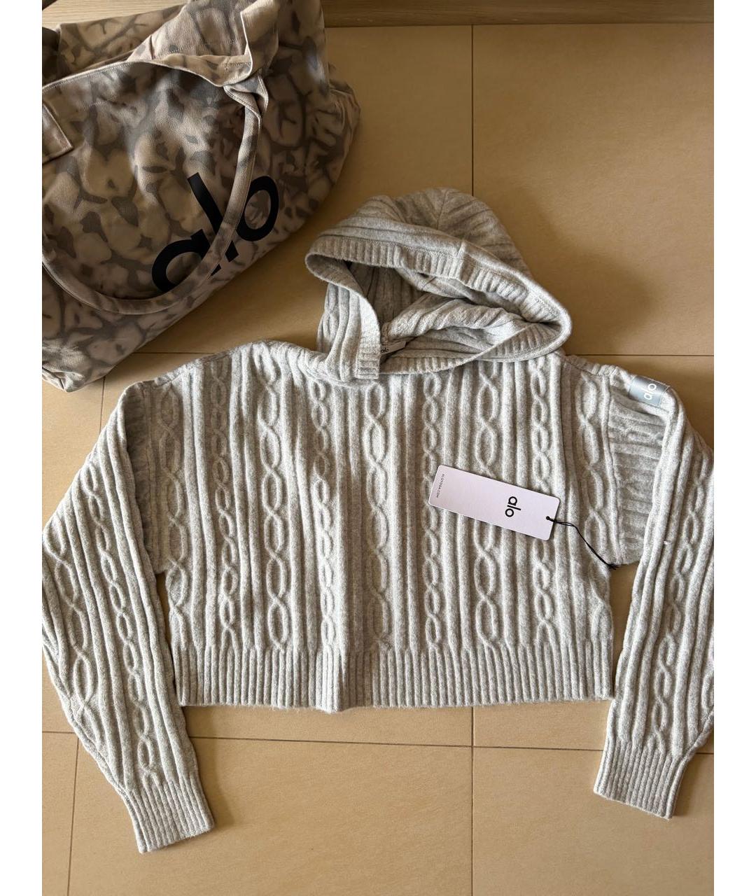 ALO YOGA Белый полиэстеровый костюм с брюками, фото 2