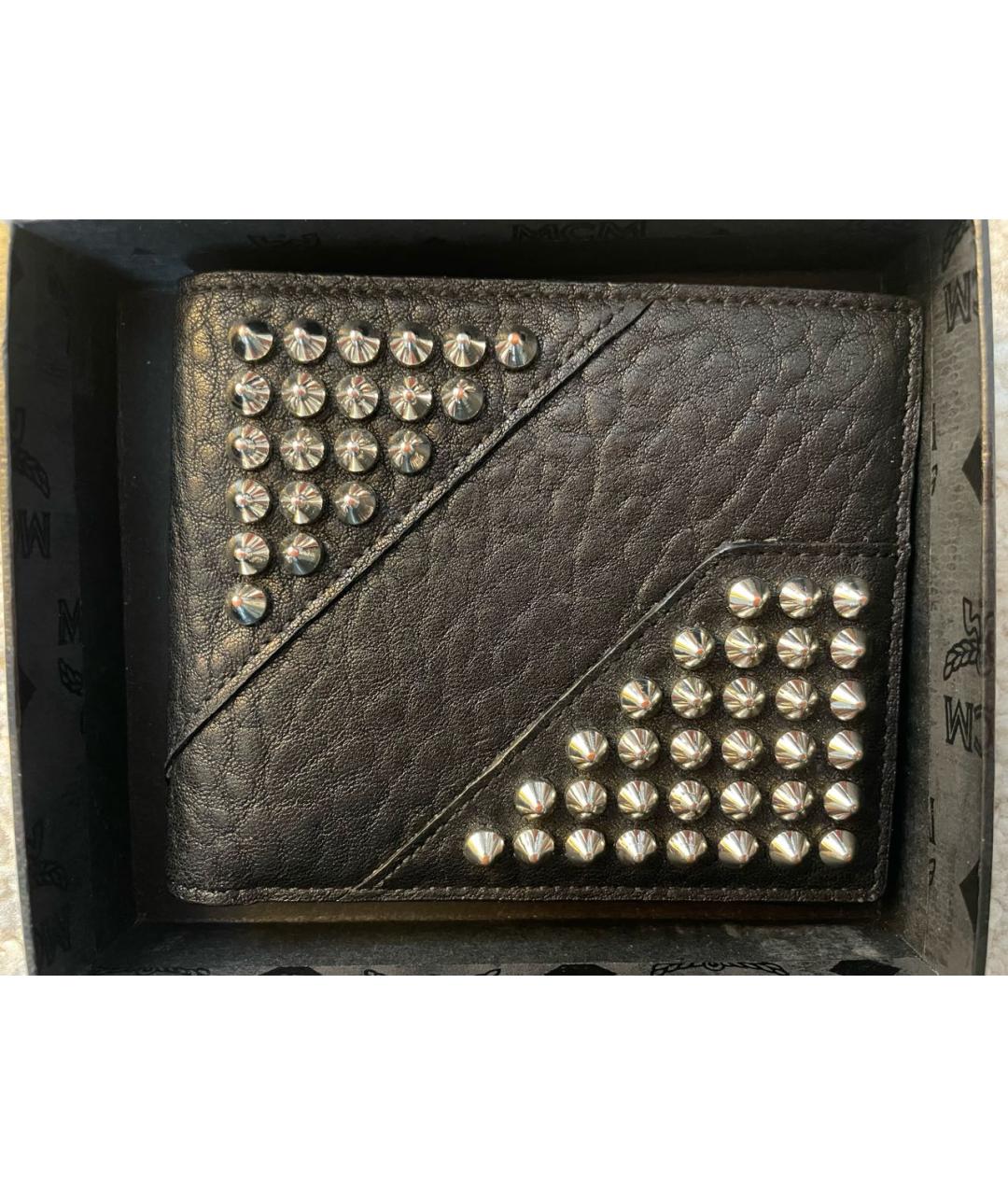 MCM Черный кошелек, фото 4