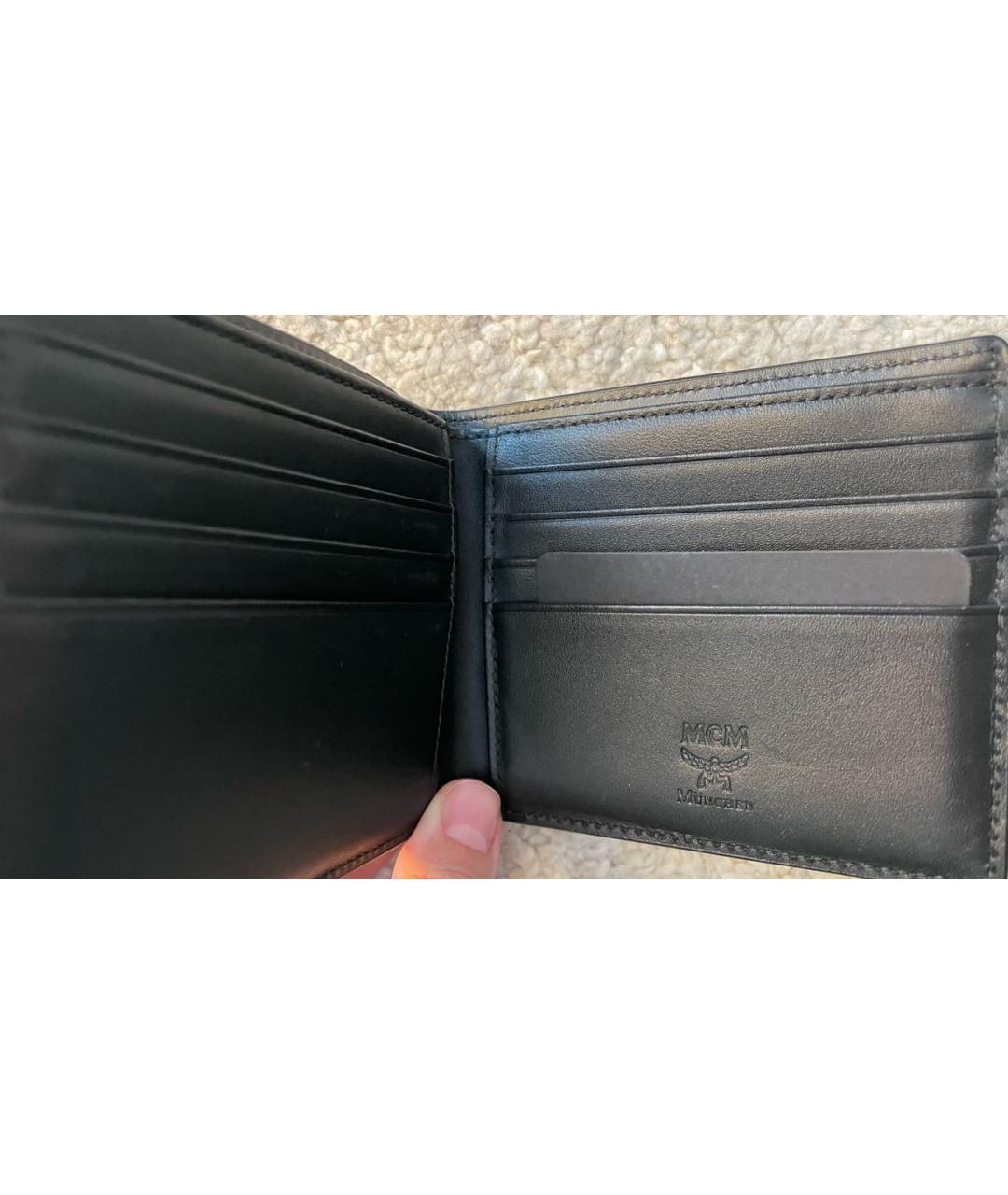 MCM Черный кошелек, фото 3