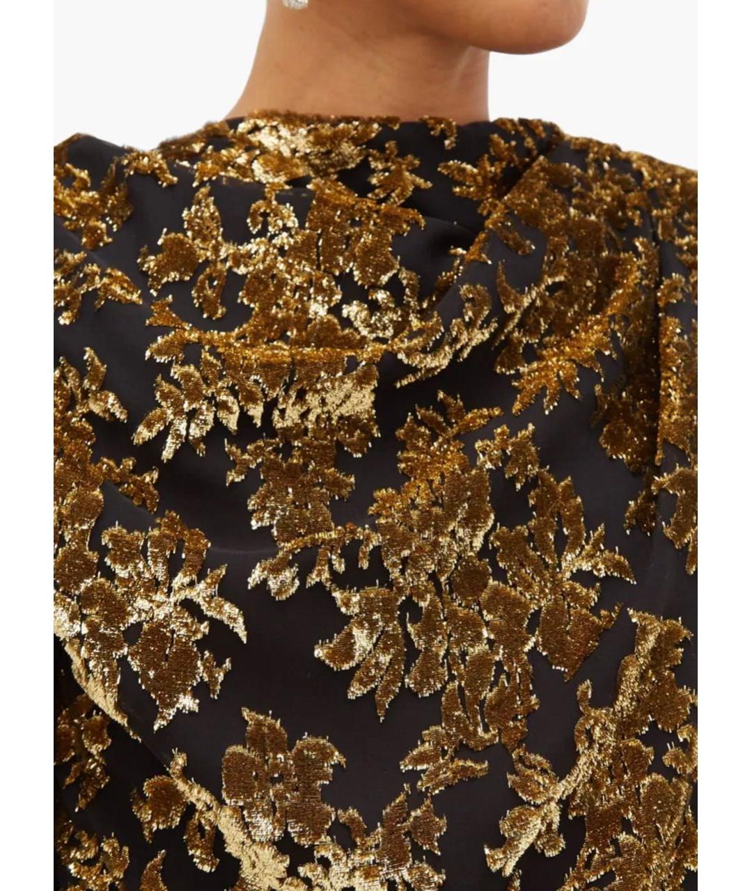 SAINT LAURENT Черное шелковое коктейльное платье, фото 4