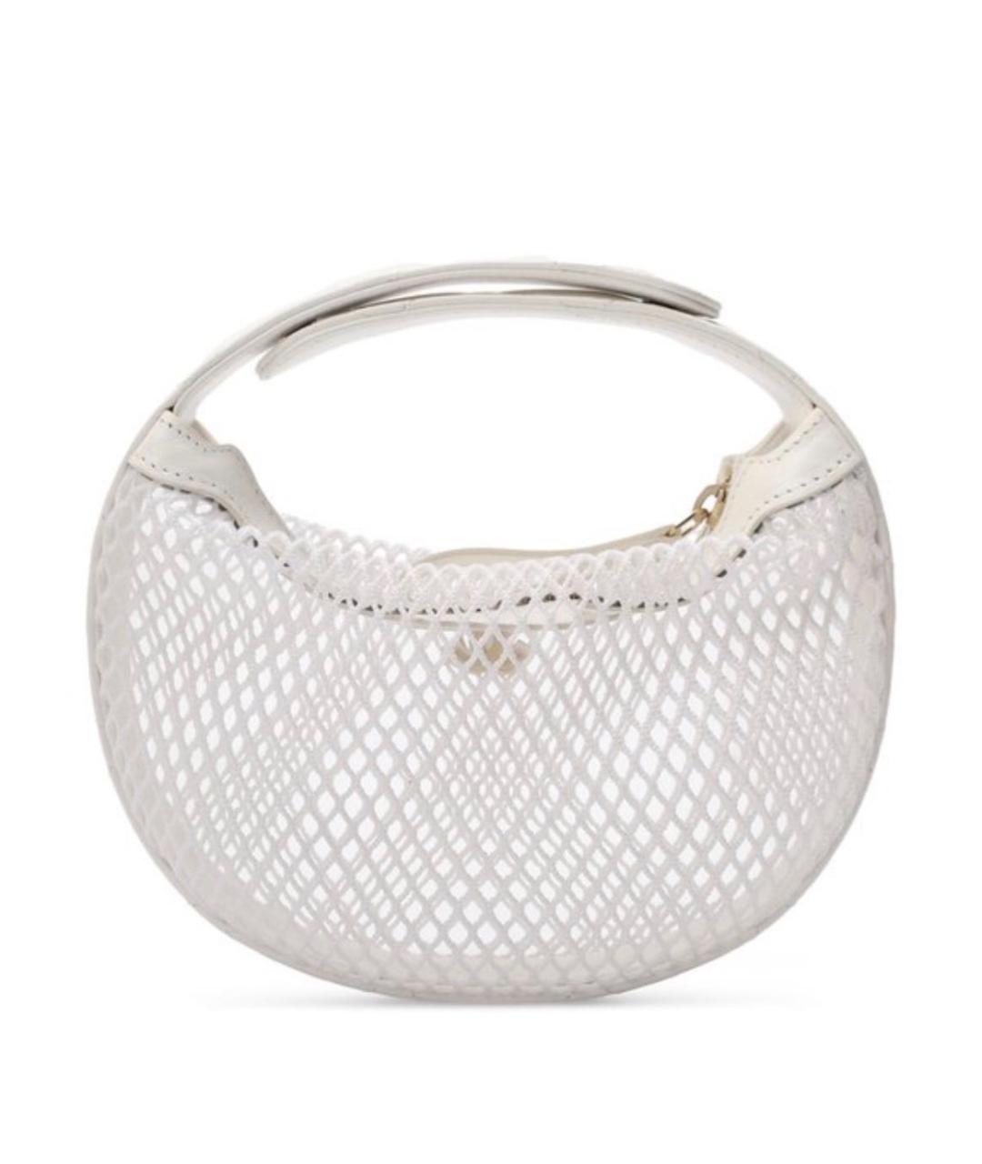 CHANEL Белая сумка с короткими ручками, фото 4