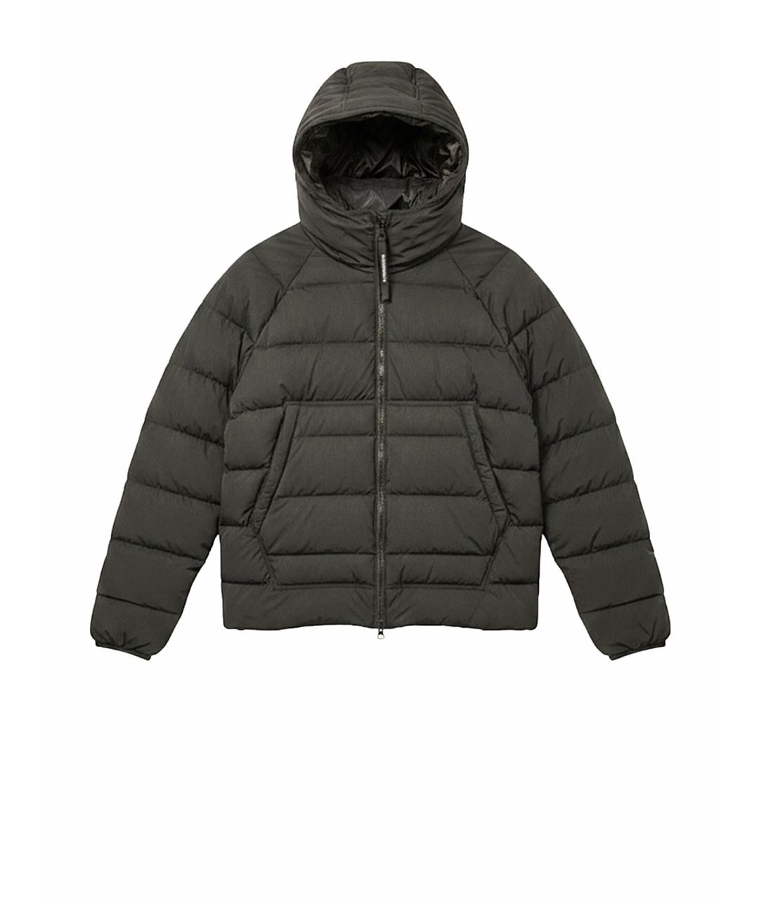 CP COMPANY Черный полиэстеровый пуховик, фото 1