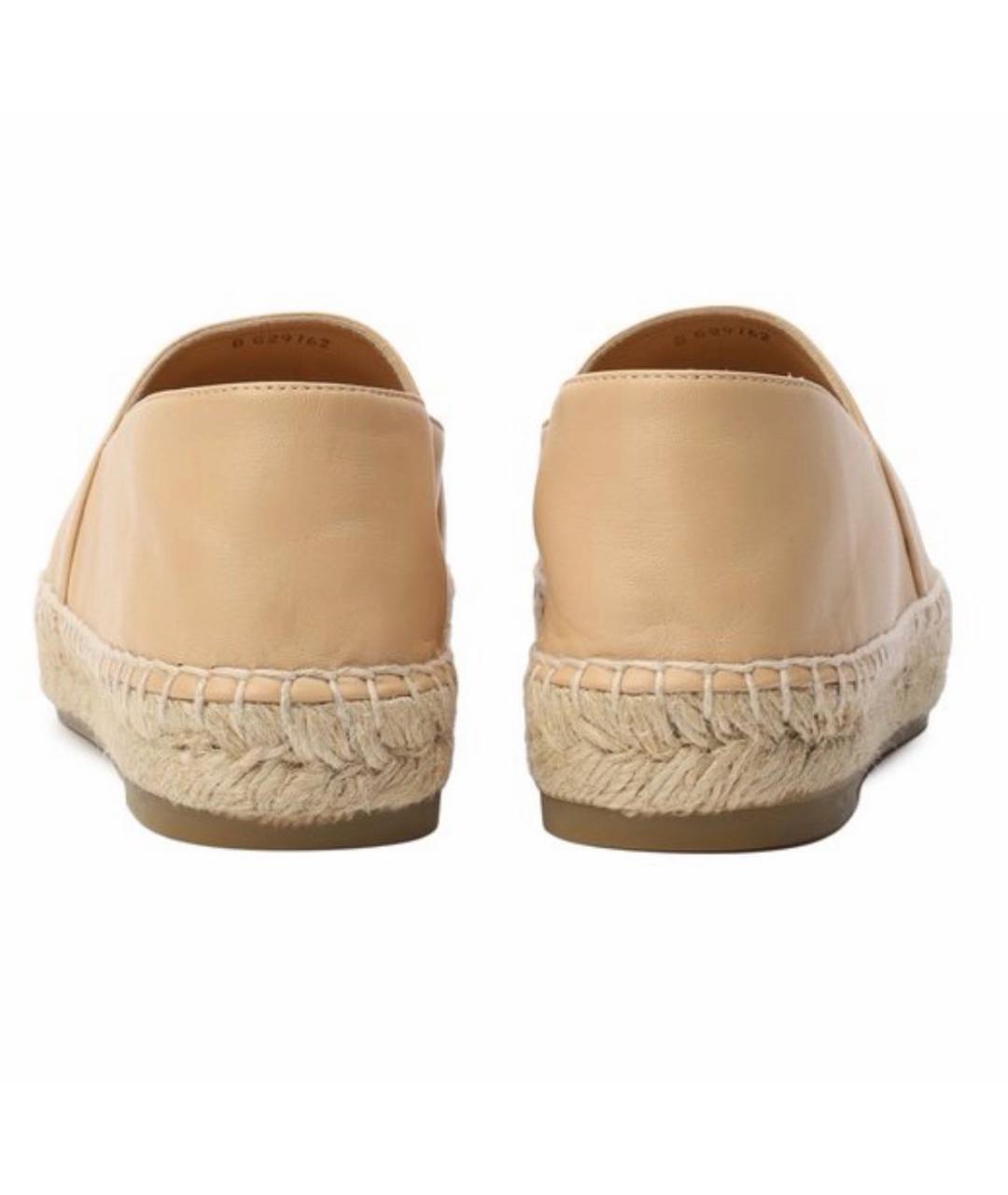 CHANEL Бежевые кожаные эспадрильи, фото 4