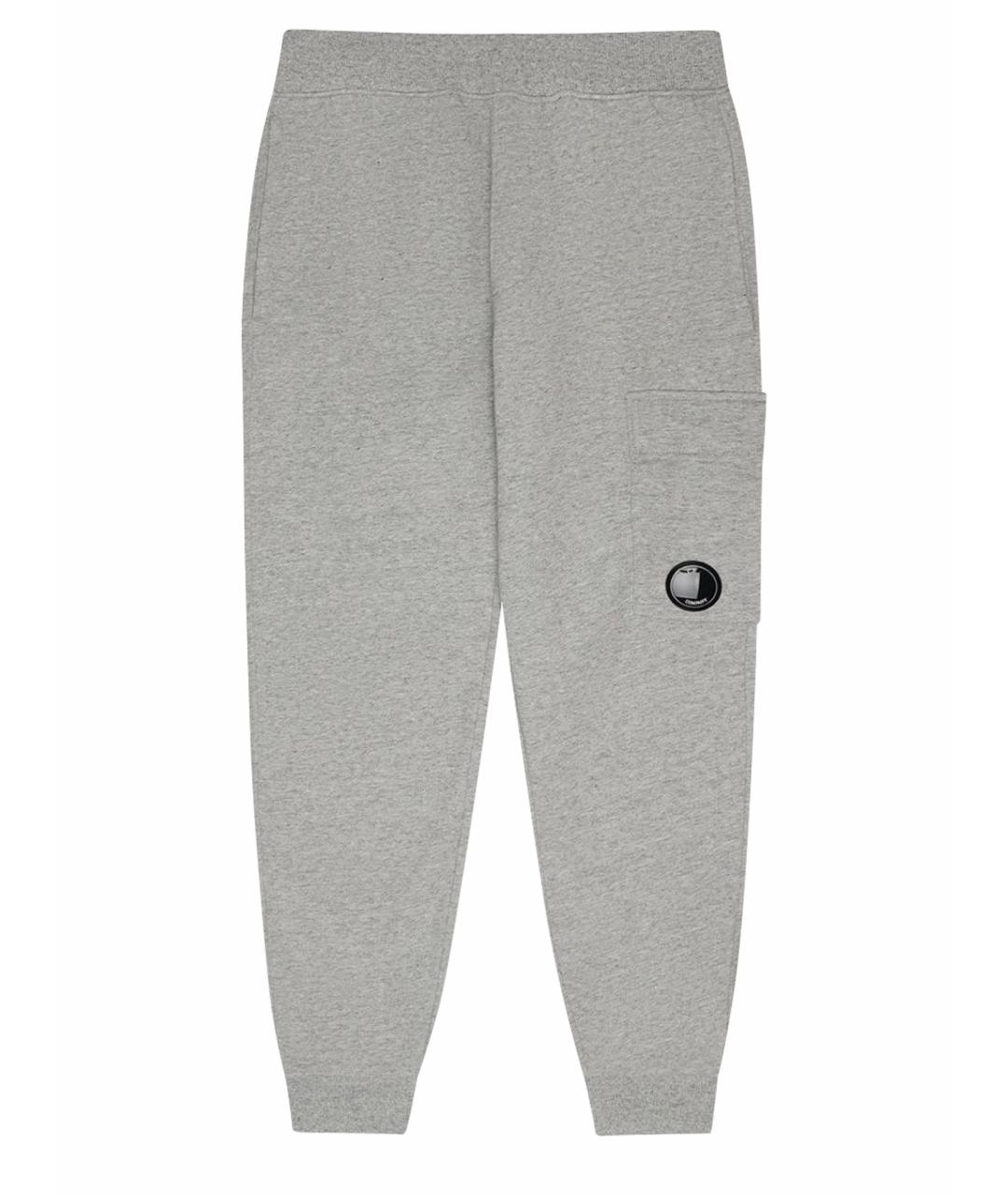 CP COMPANY Серые хлопковые повседневные брюки, фото 1