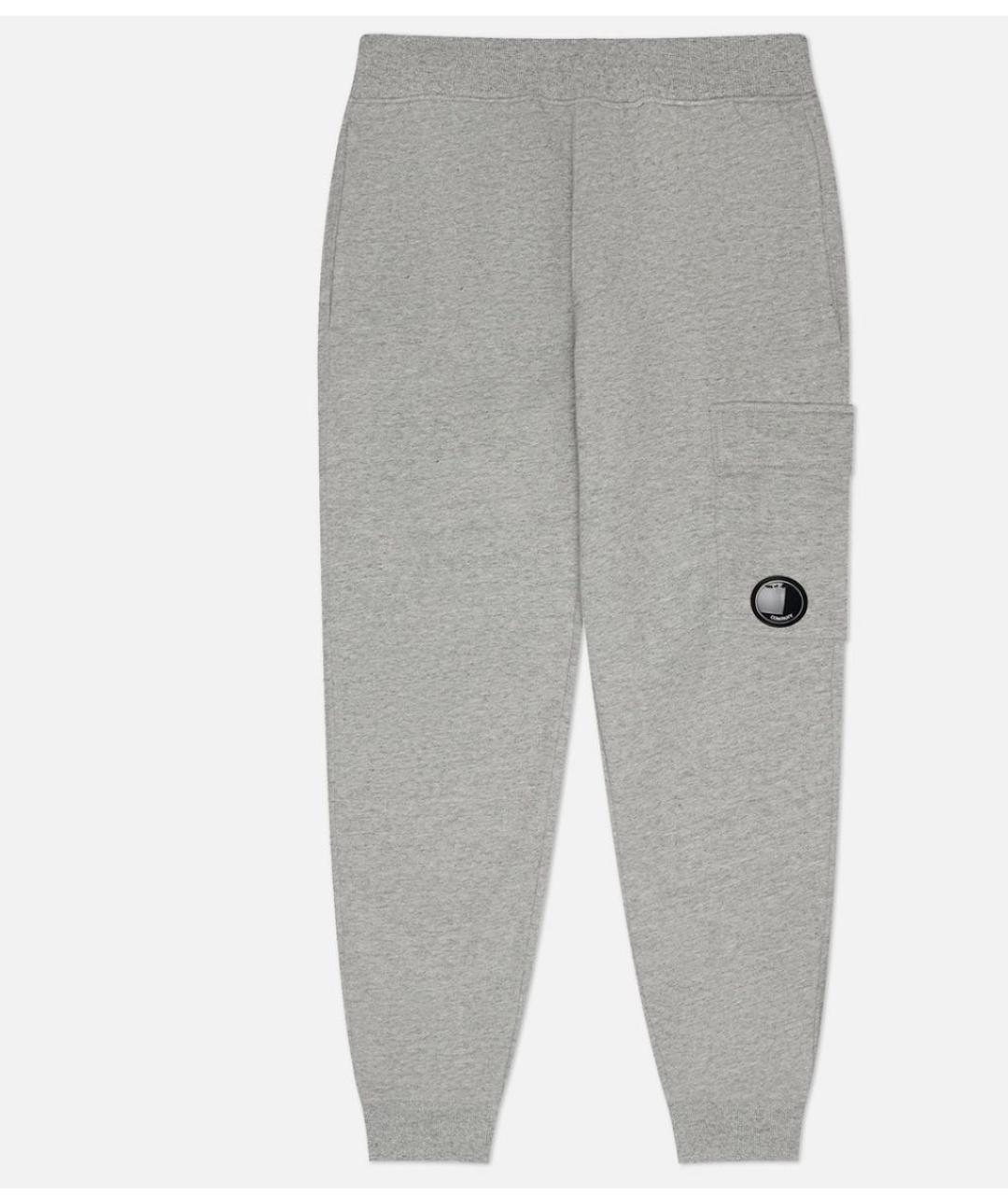 CP COMPANY Серые хлопковые повседневные брюки, фото 5