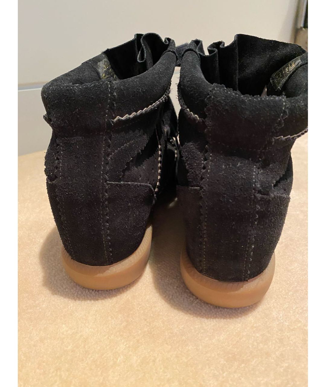 ISABEL MARANT Черные замшевые ботинки, фото 4