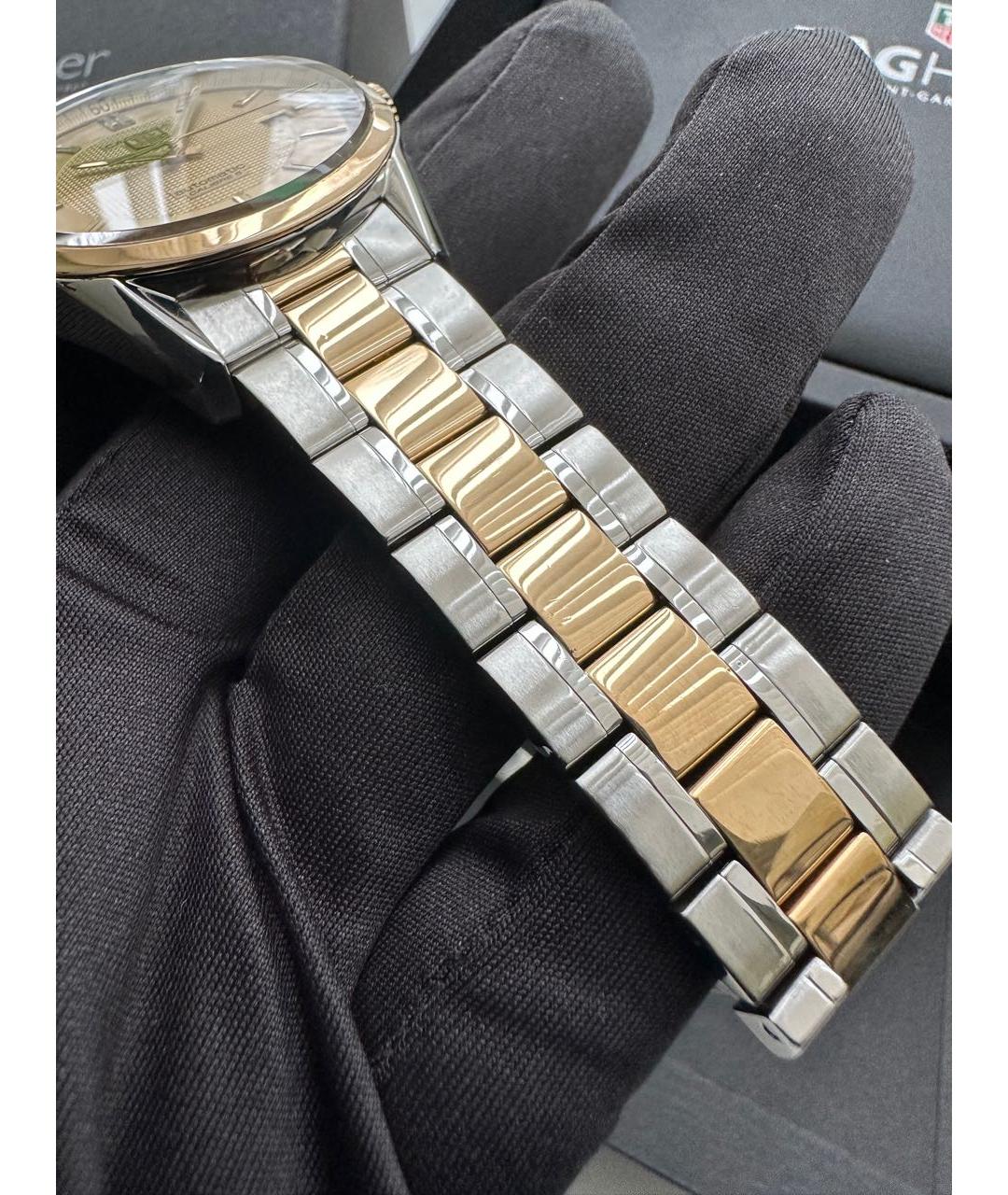 TAG HEUER Золотые часы из золота и стали, фото 7
