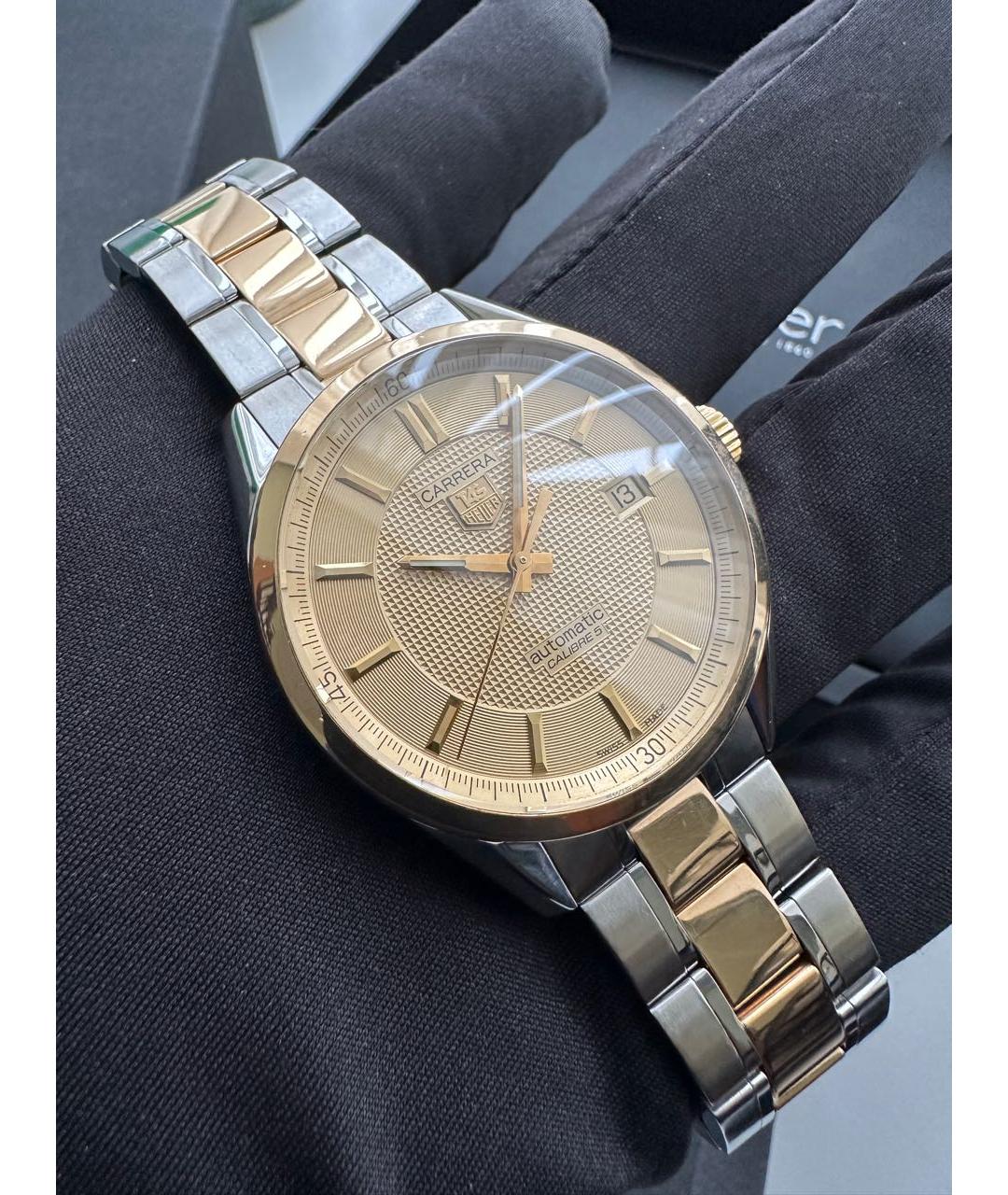 TAG HEUER Золотые часы из золота и стали, фото 6