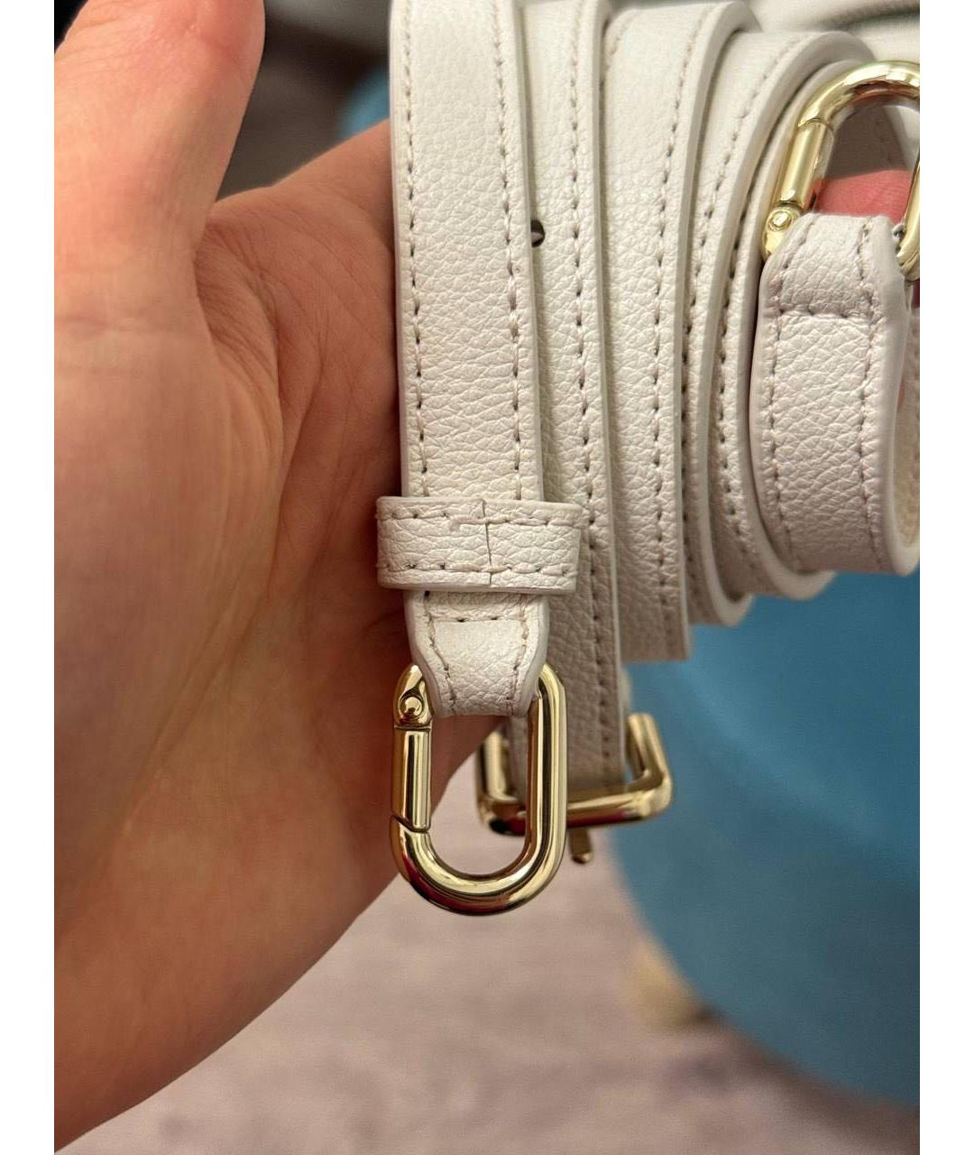 FURLA Белая кожаная сумка через плечо, фото 6