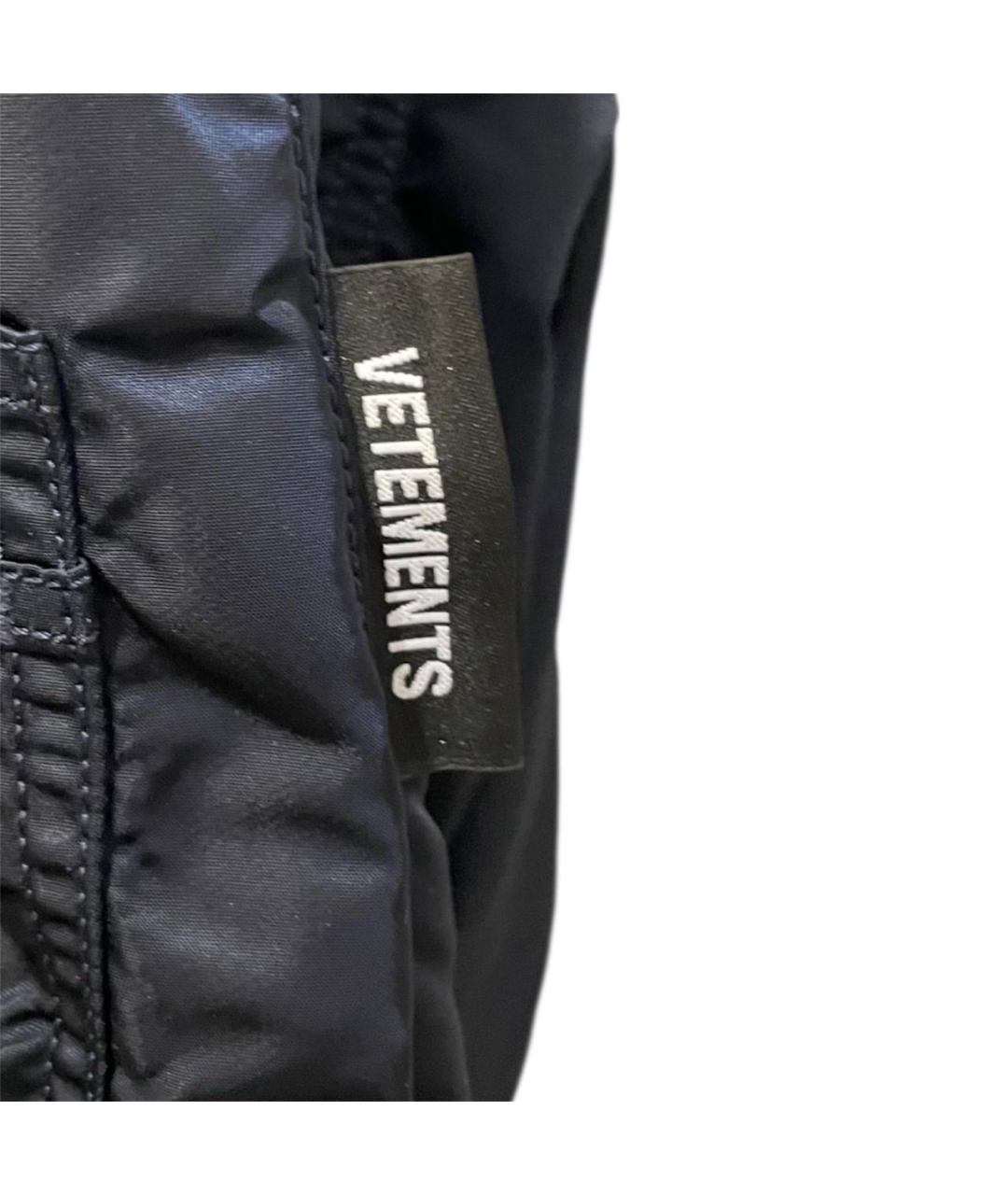 VETEMENTS Черная куртка, фото 3