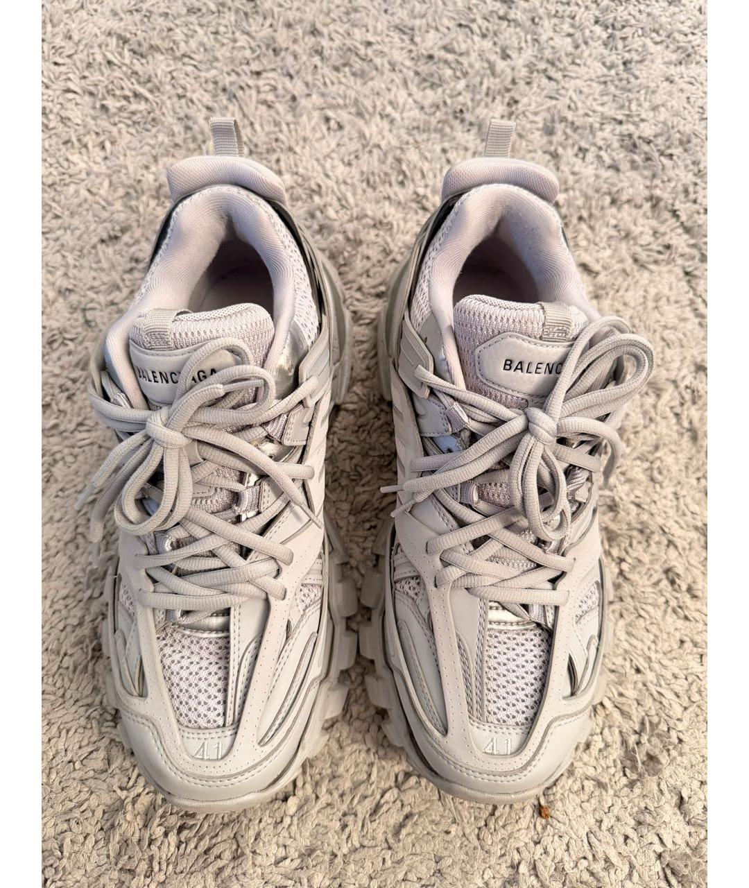 BALENCIAGA Серые кроссовки, фото 4