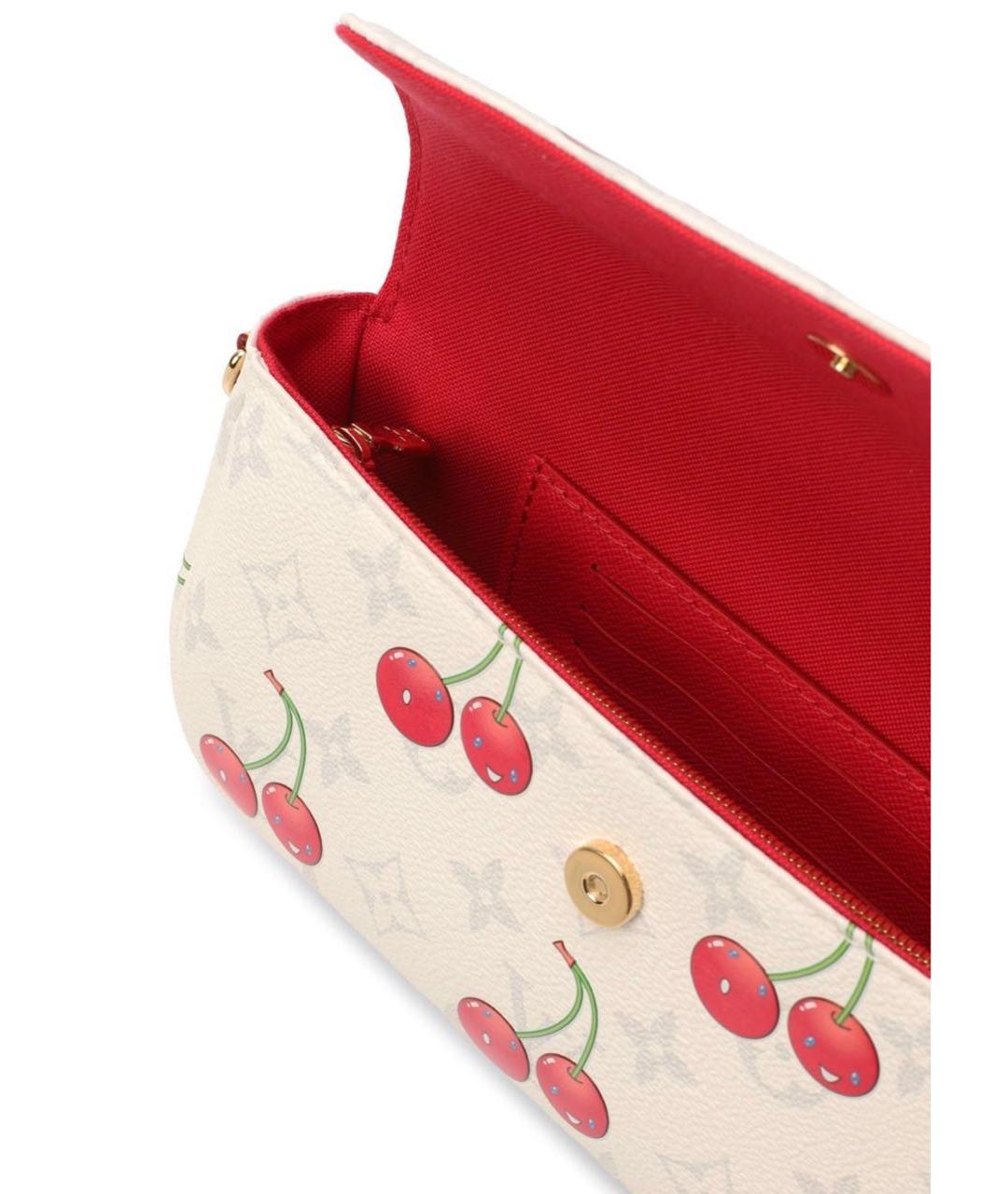 LOUIS VUITTON Белая сумка через плечо, фото 3