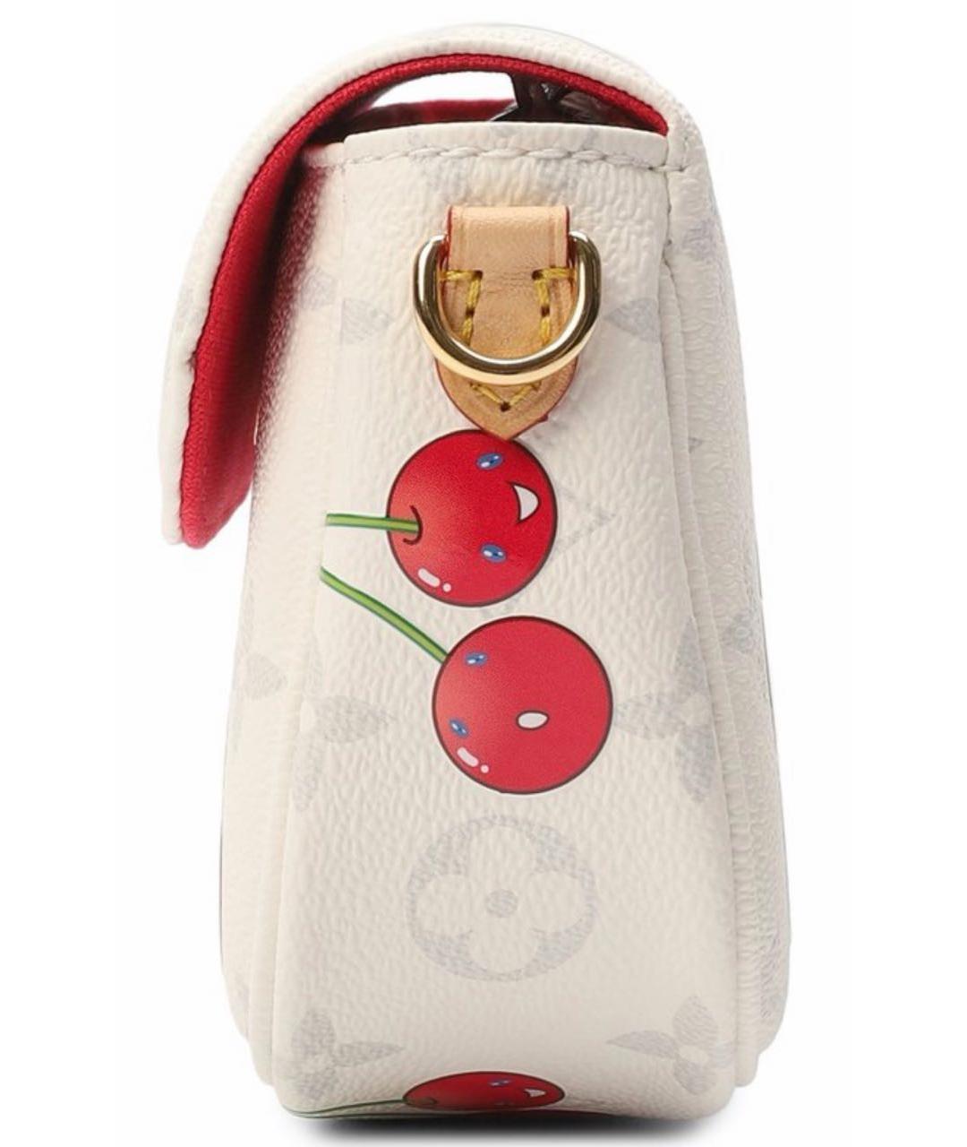 LOUIS VUITTON Белая сумка через плечо, фото 6