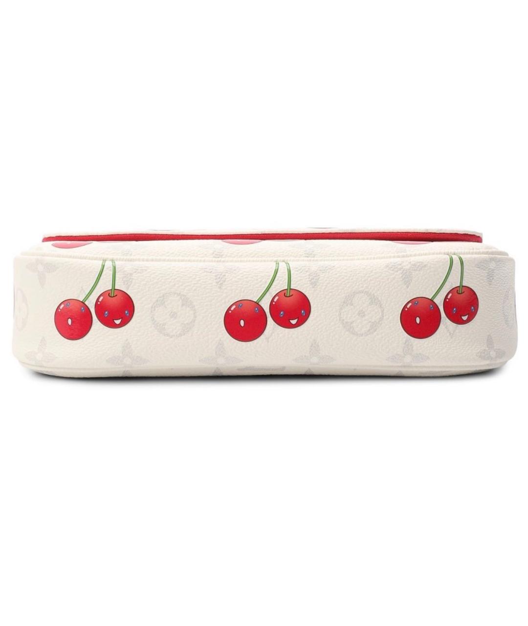 LOUIS VUITTON Белая сумка через плечо, фото 4