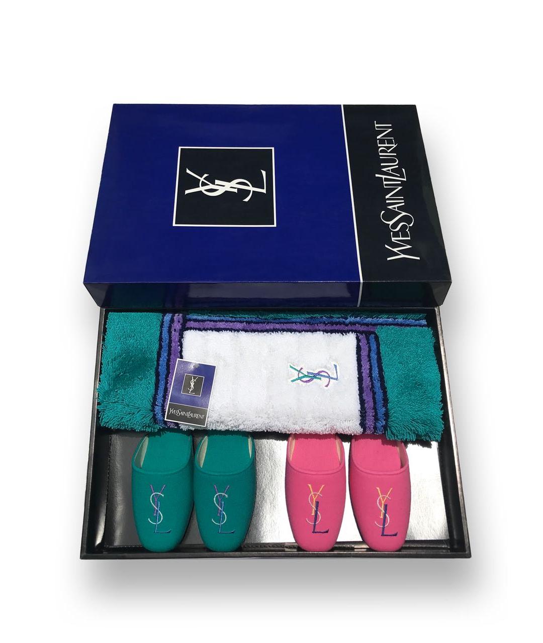 SAINT LAURENT Текстильные шлепанцы, фото 9