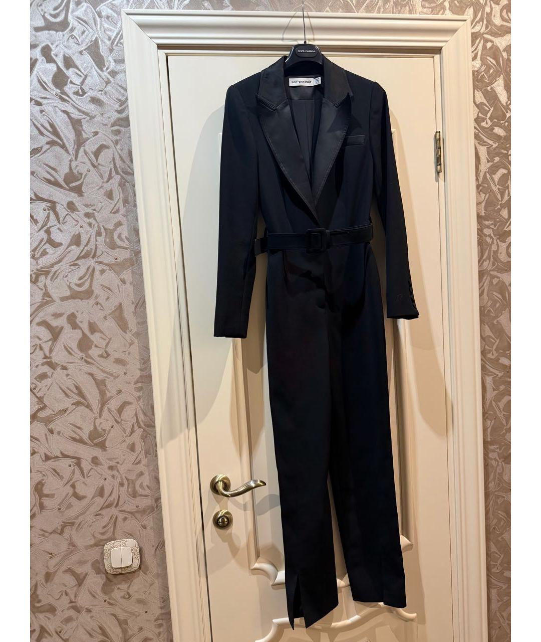 SELF-PORTRAIT Черный комбинезон, фото 2