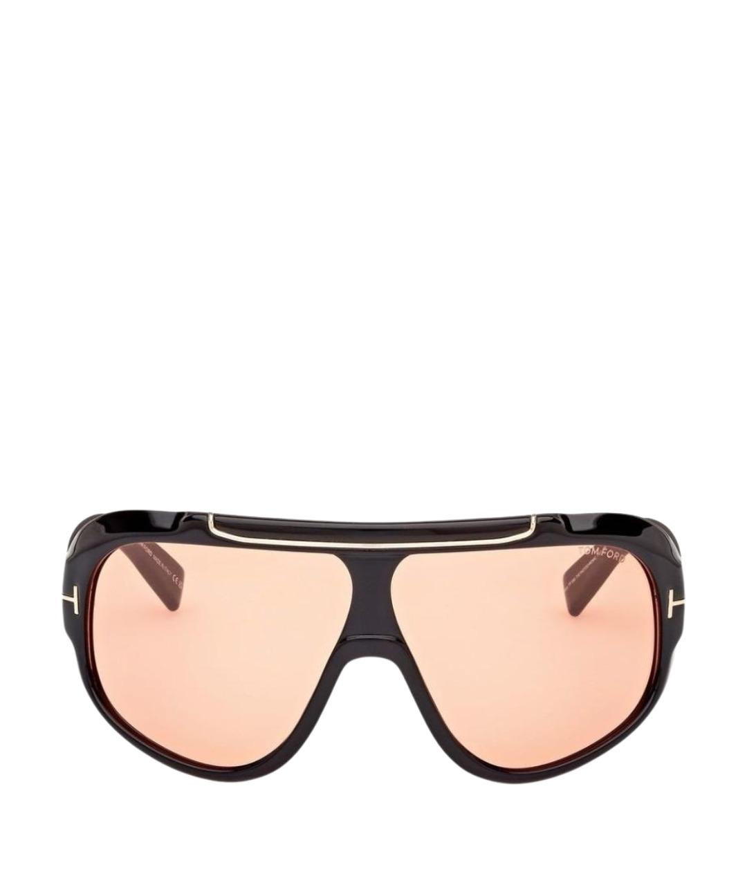 TOM FORD Черные пластиковые солнцезащитные очки, фото 1