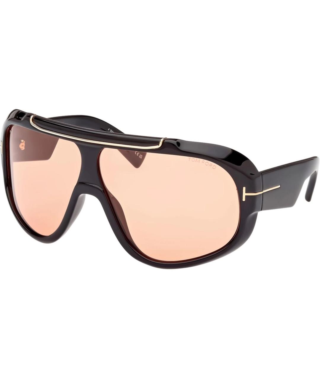 TOM FORD Черные пластиковые солнцезащитные очки, фото 3