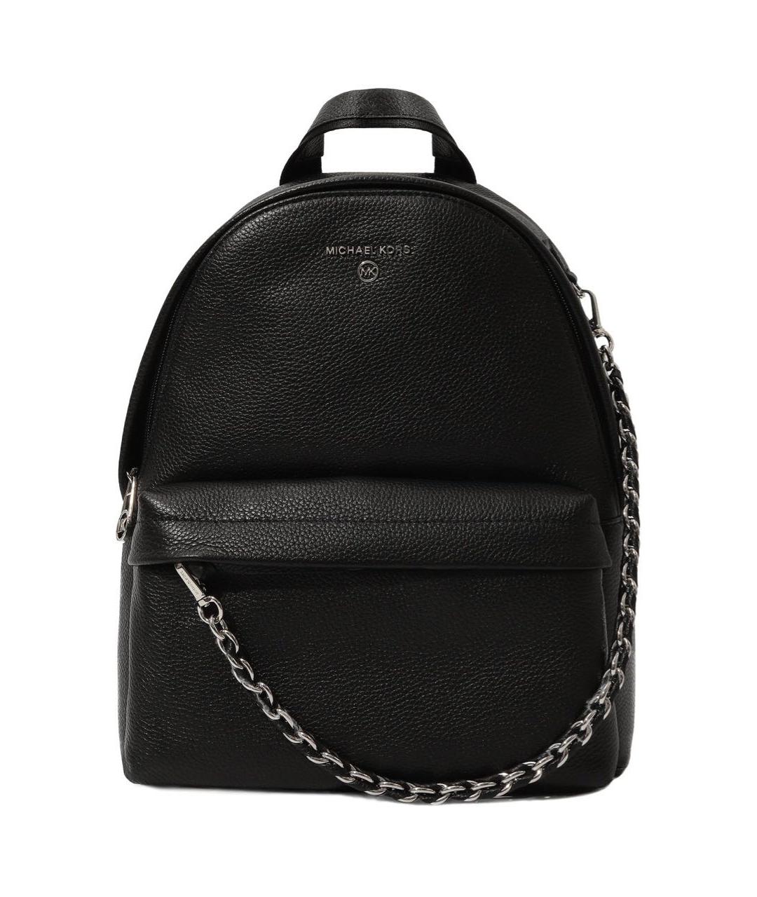 MICHAEL KORS Черный кожаный рюкзак, фото 5